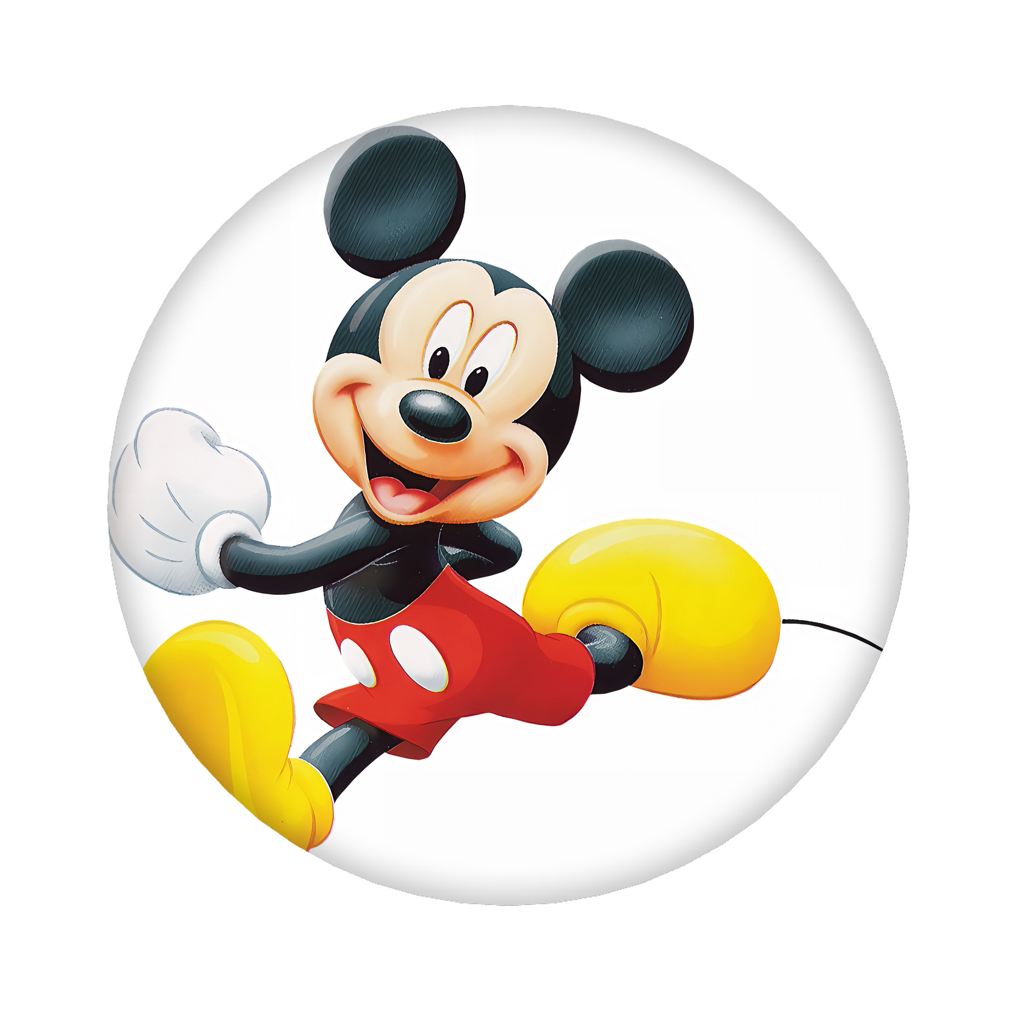 （画像用） ミッキーマウス Mickey Mouse 6cm 缶バッジ 複数セット
