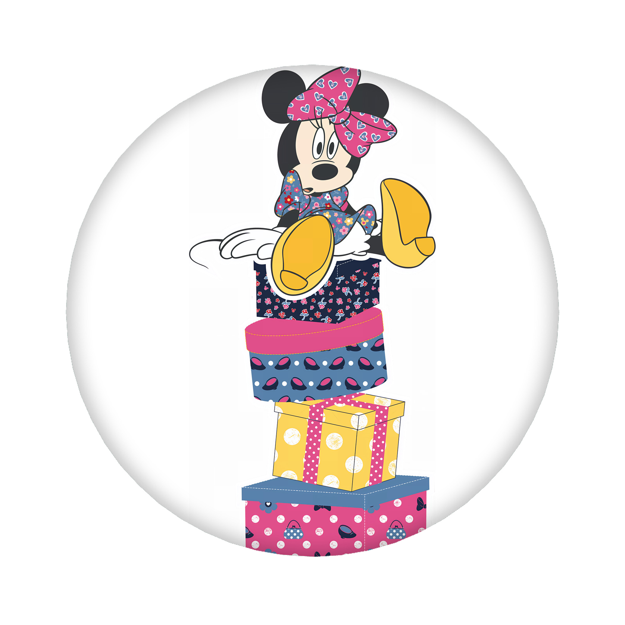 （画像用） ミッキーマウス Mickey Mouse 6cm 缶バッジ 複数セット