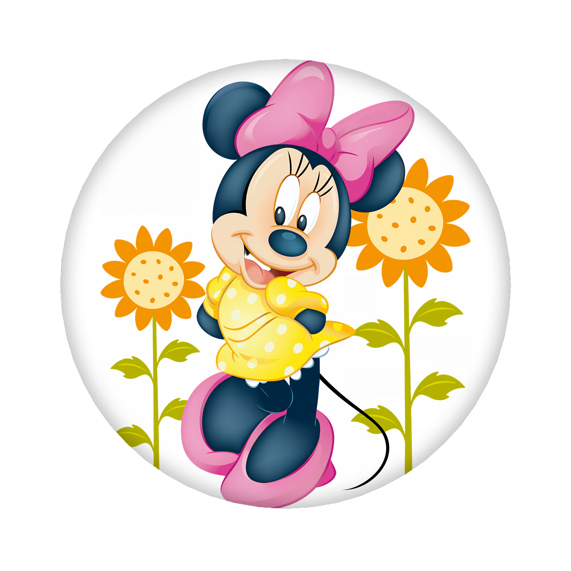 （画像用） ミッキーマウス Mickey Mouse 6cm 缶バッジ 複数セット