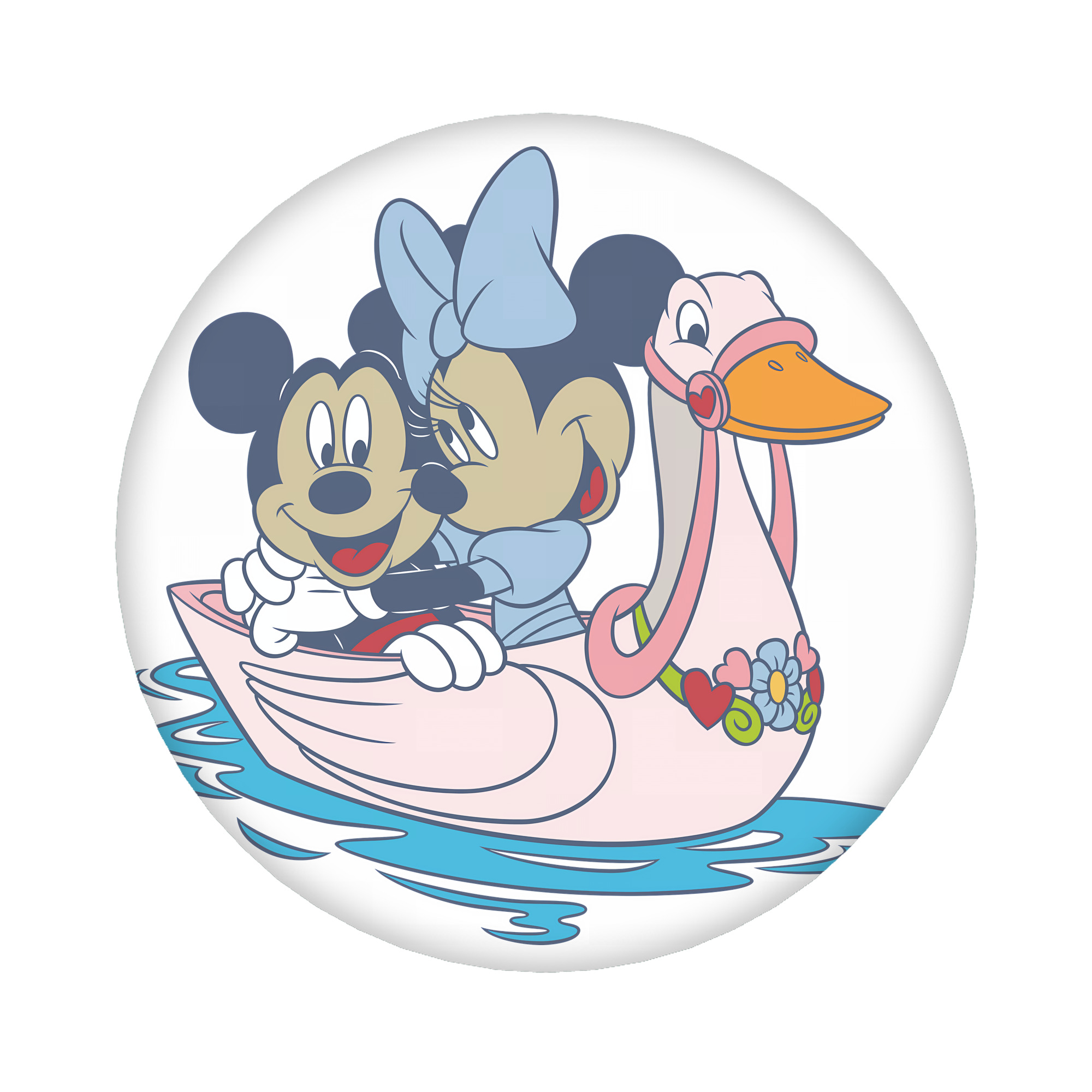 （画像用） ミッキーマウス Mickey Mouse 6cm 缶バッジ 複数セット