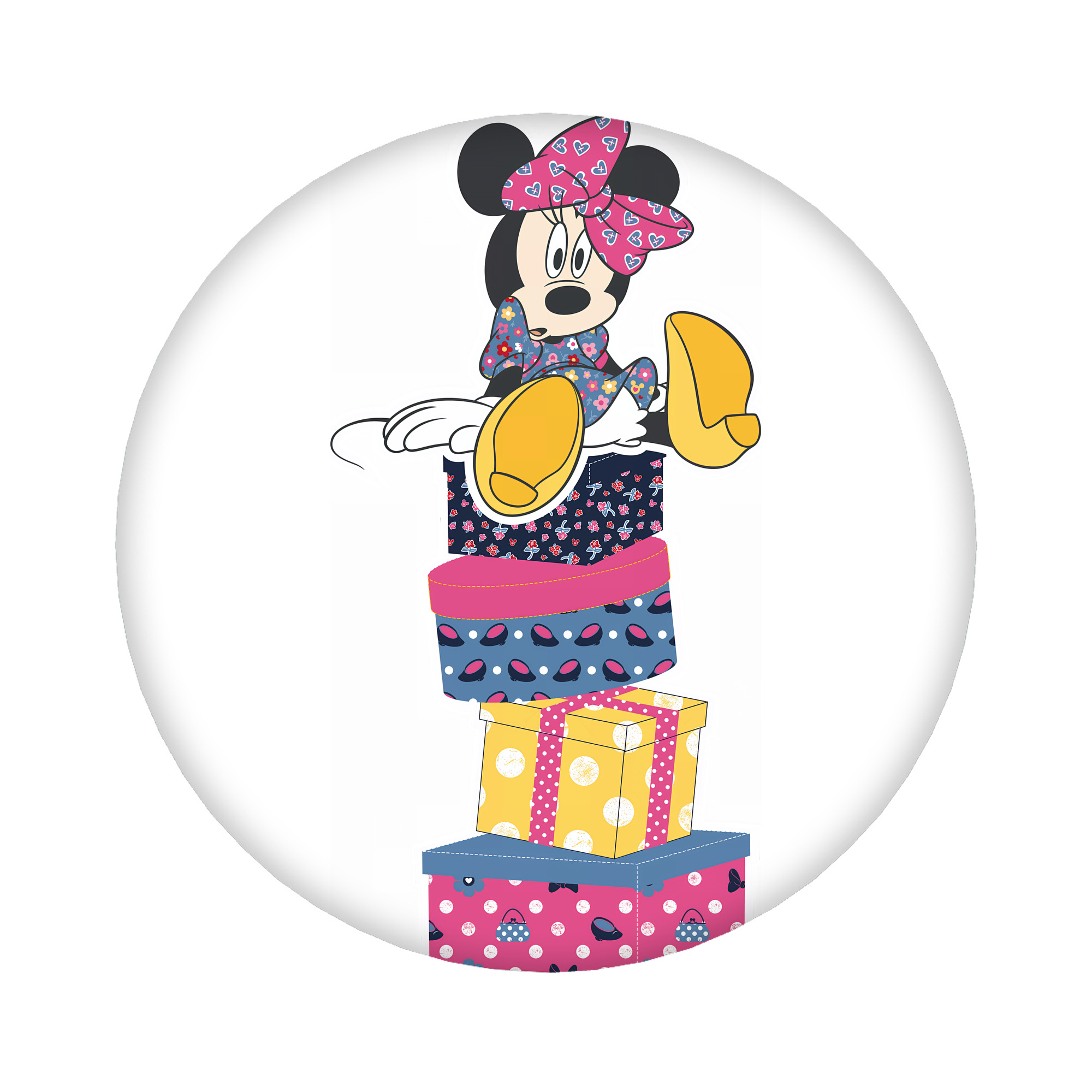 （画像用） ミッキーマウス Mickey Mouse 6cm 缶バッジ 複数セット