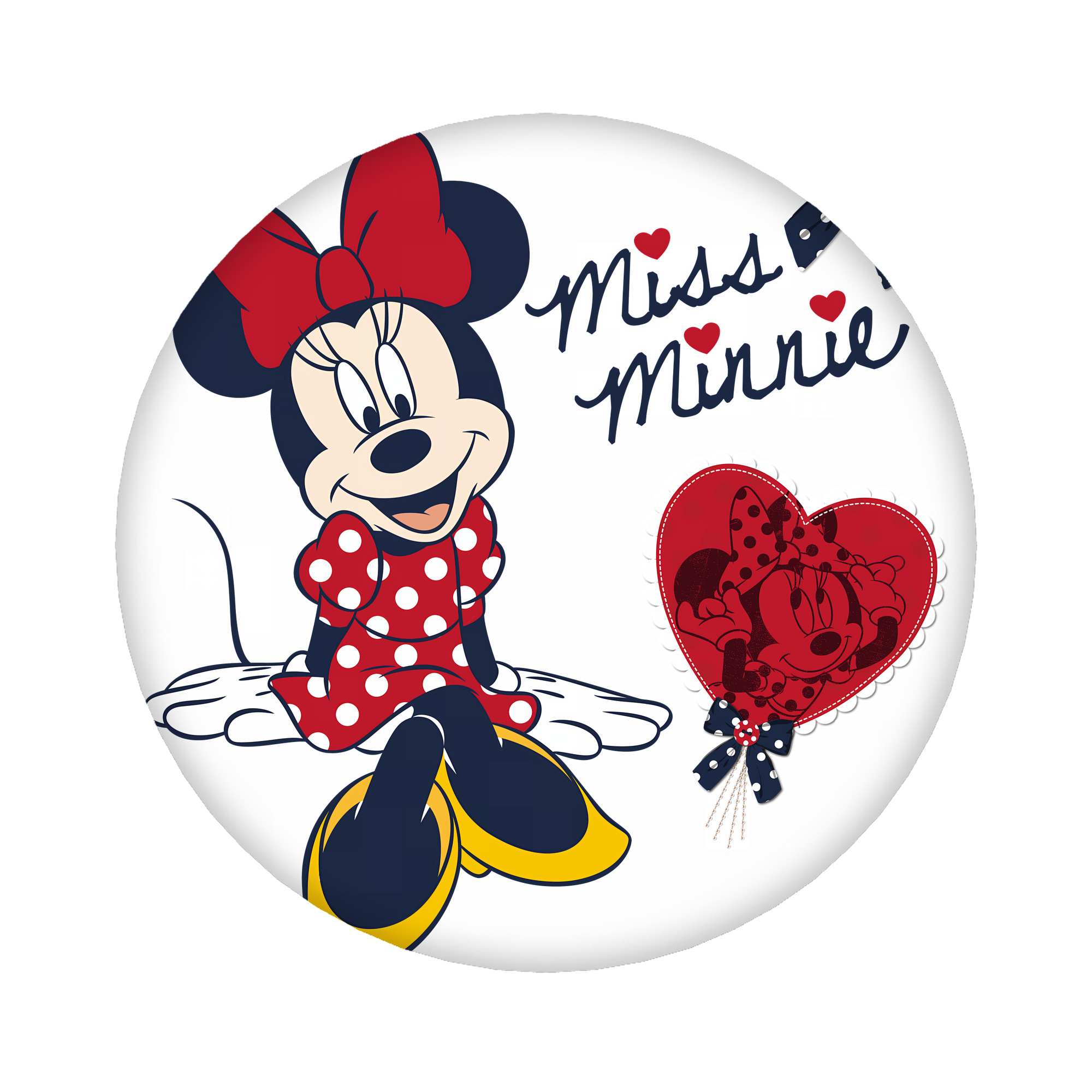 （画像用） ミッキーマウス Mickey Mouse 6cm 缶バッジ 複数セット