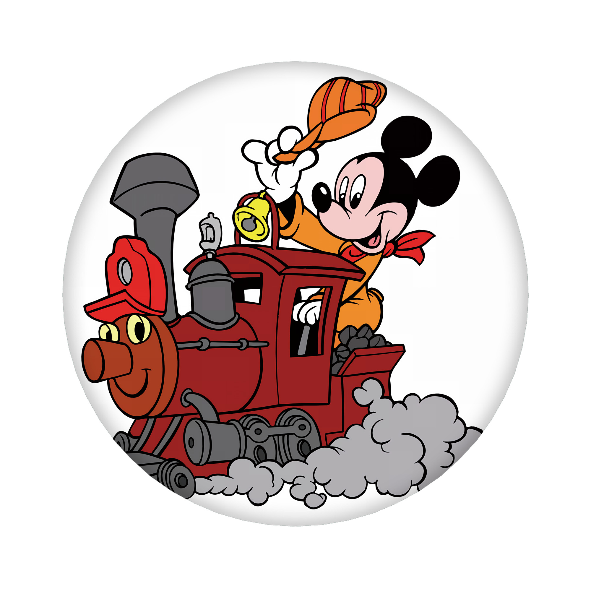 （画像用） ミッキーマウス Mickey Mouse 6cm 缶バッジ 複数セット