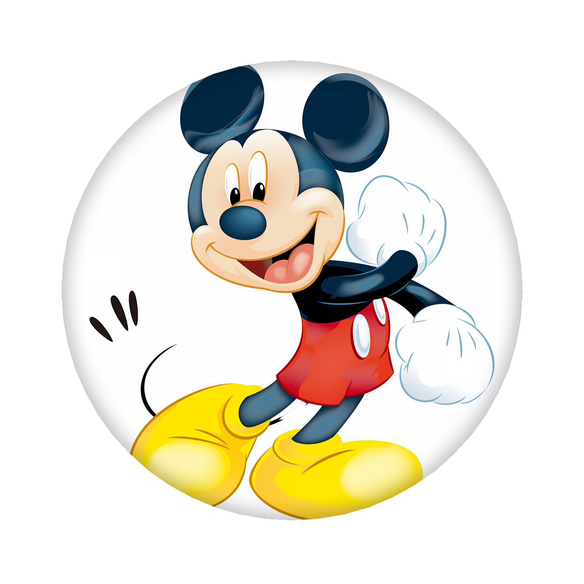 （画像用） ミッキーマウス Mickey Mouse 6cm 缶バッジ 複数セット