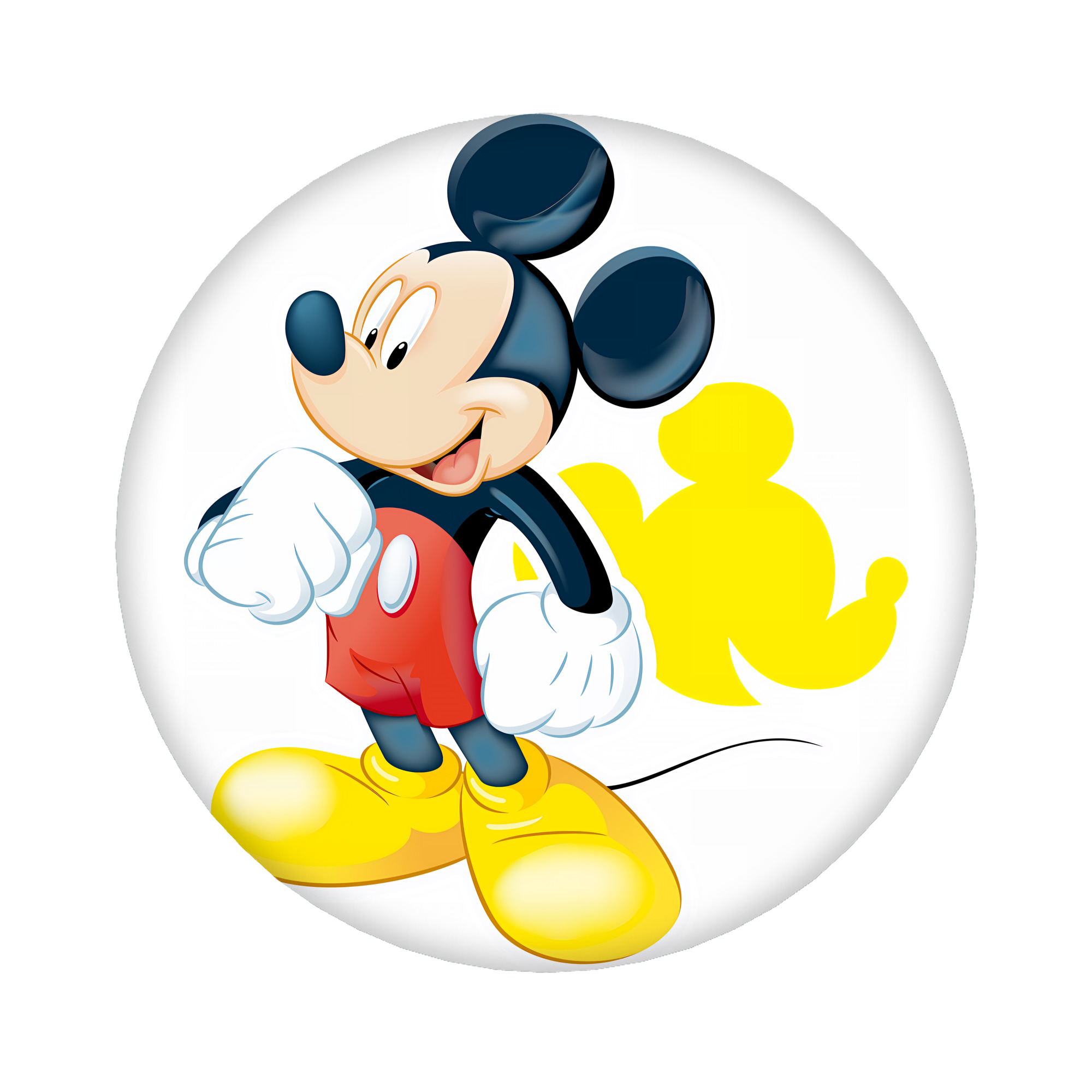 （画像用） ミッキーマウス Mickey Mouse 6cm 缶バッジ 複数セット