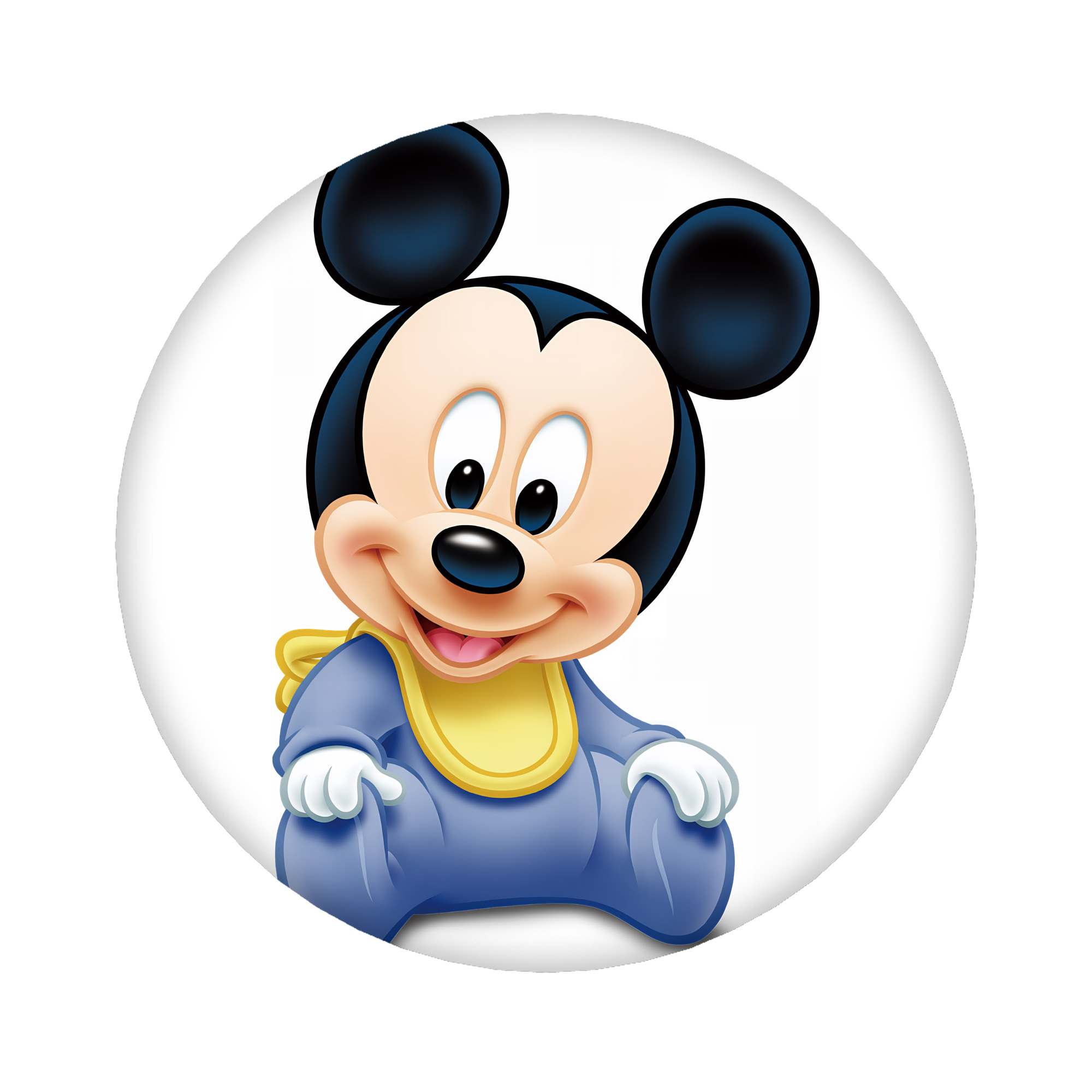 （画像用） ミッキーマウス Mickey Mouse 6cm 缶バッジ 複数セット