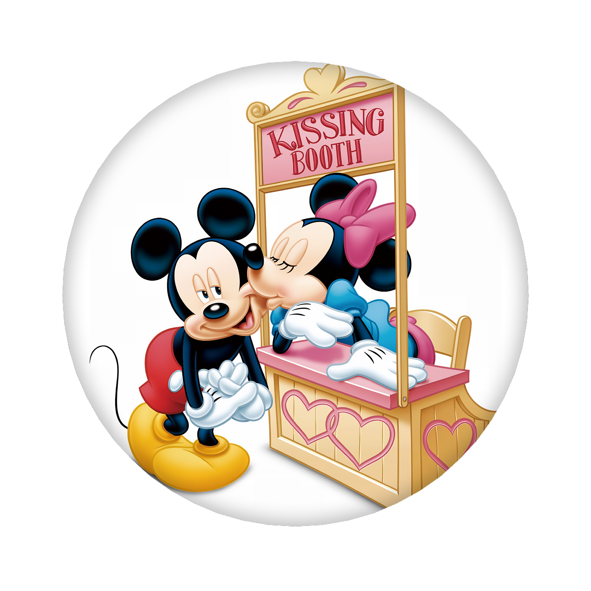 （画像用） ミッキーマウス Mickey Mouse 6cm 缶バッジ 複数セット