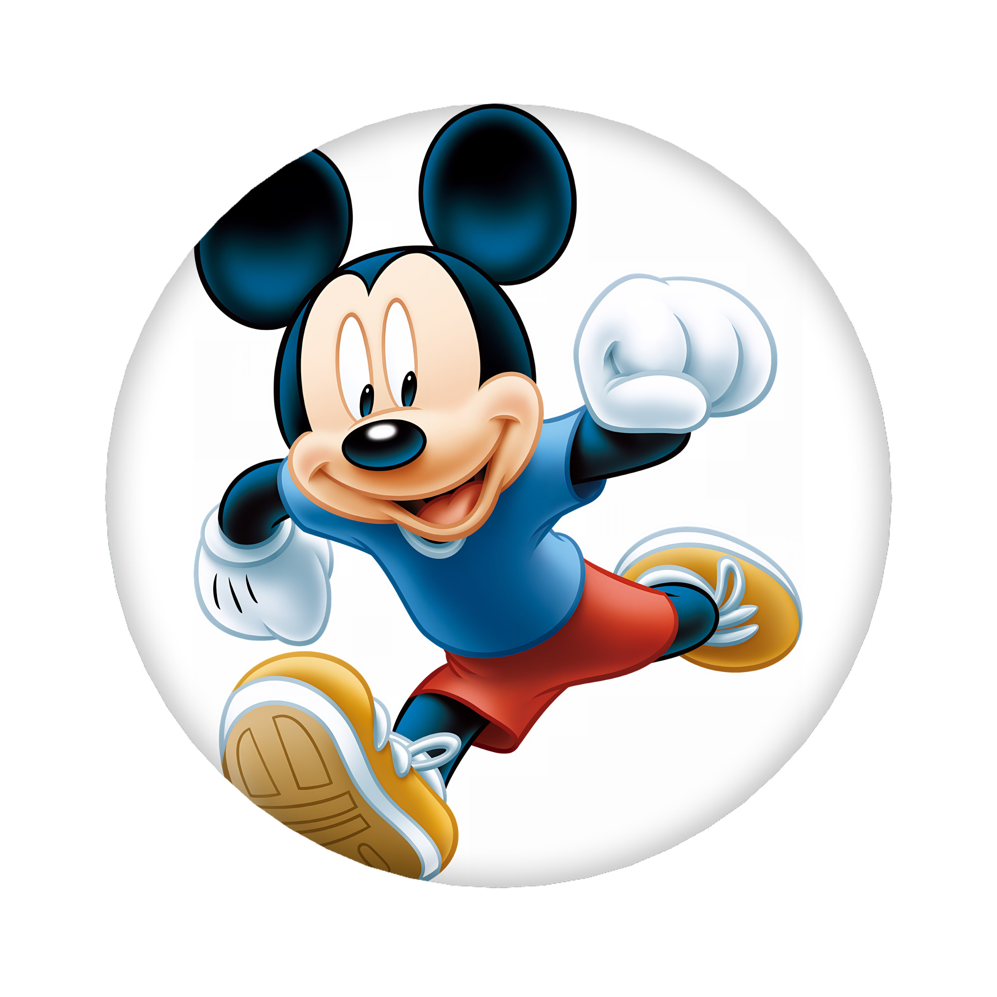 （画像用） ミッキーマウス Mickey Mouse 6cm 缶バッジ 複数セット