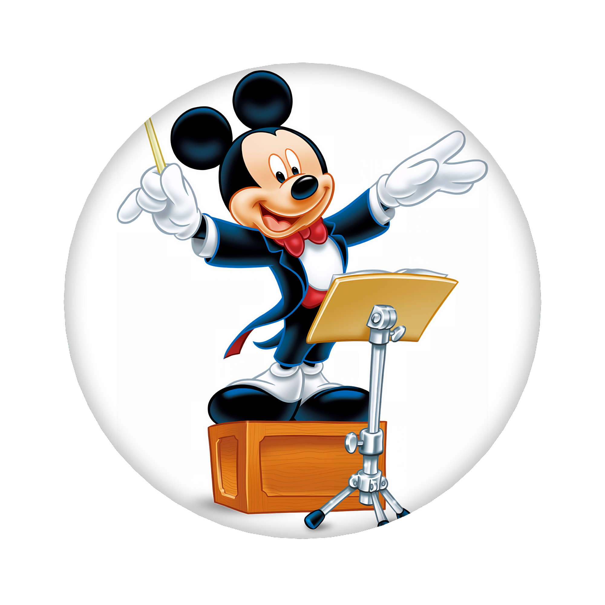 （画像用） ミッキーマウス Mickey Mouse 6cm 缶バッジ 複数セット
