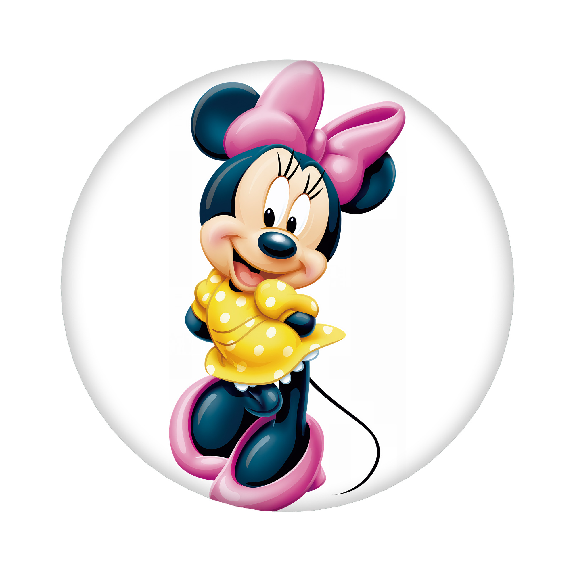 （画像用） ミッキーマウス Mickey Mouse 6cm 缶バッジ 複数セット