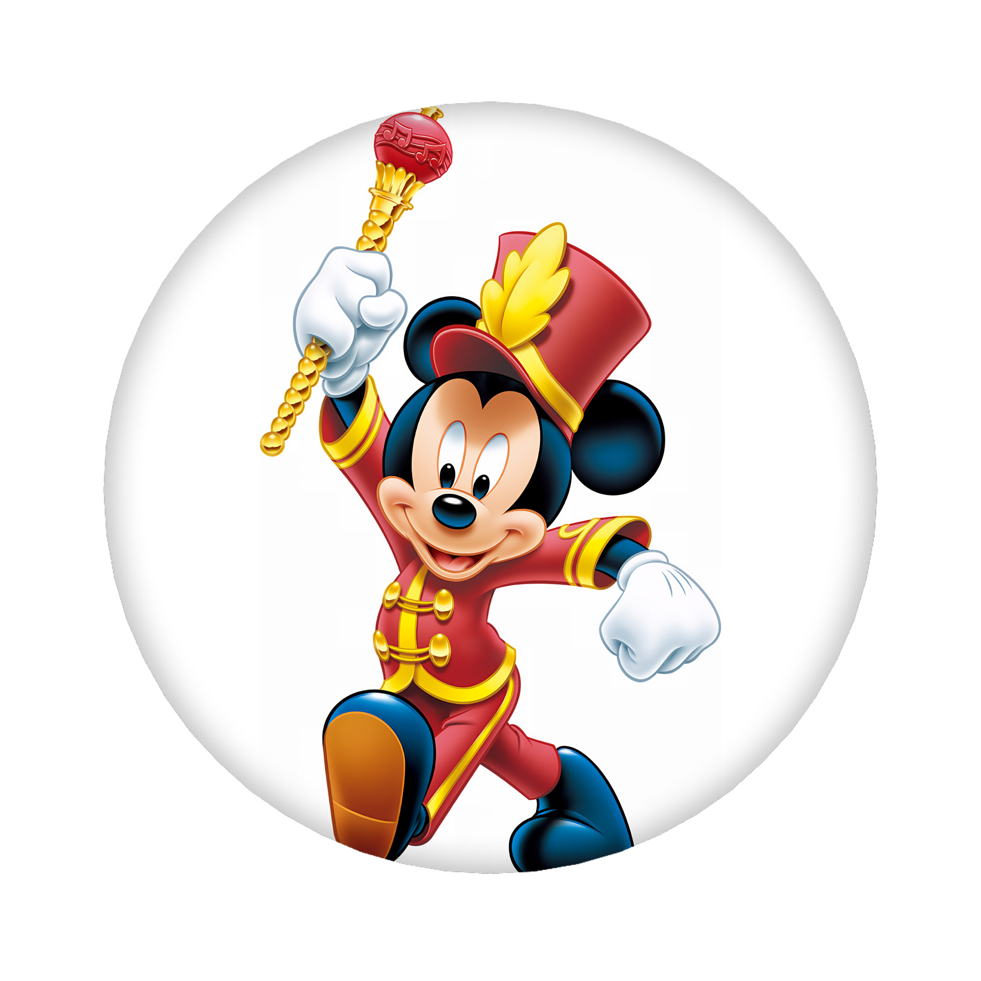 （画像用） ミッキーマウス Mickey Mouse 6cm 缶バッジ 複数セット