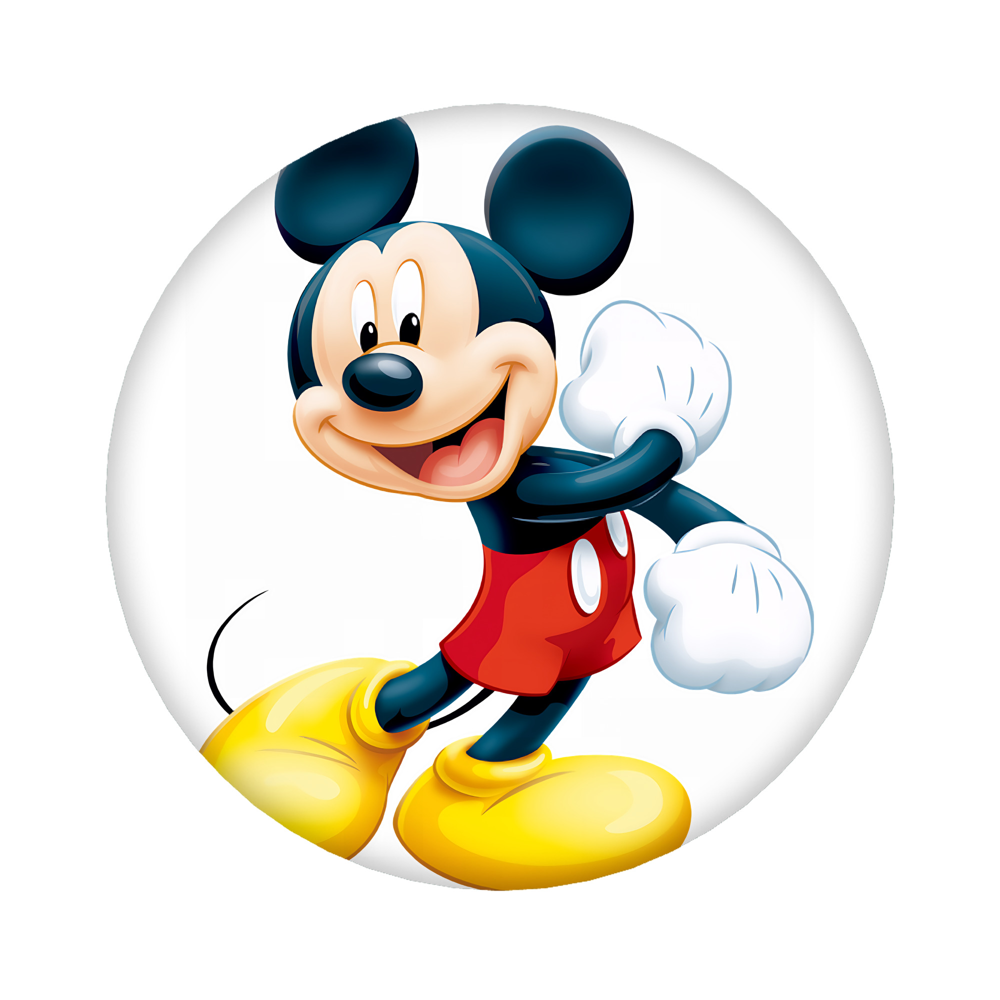 （画像用） ミッキーマウス Mickey Mouse 6cm 缶バッジ 複数セット