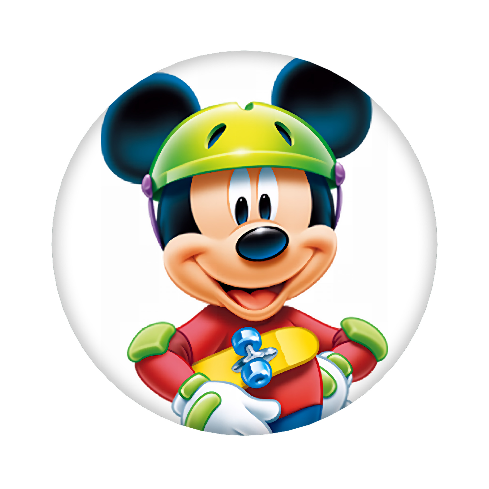 （画像用） ミッキーマウス Mickey Mouse 6cm 缶バッジ 複数セット