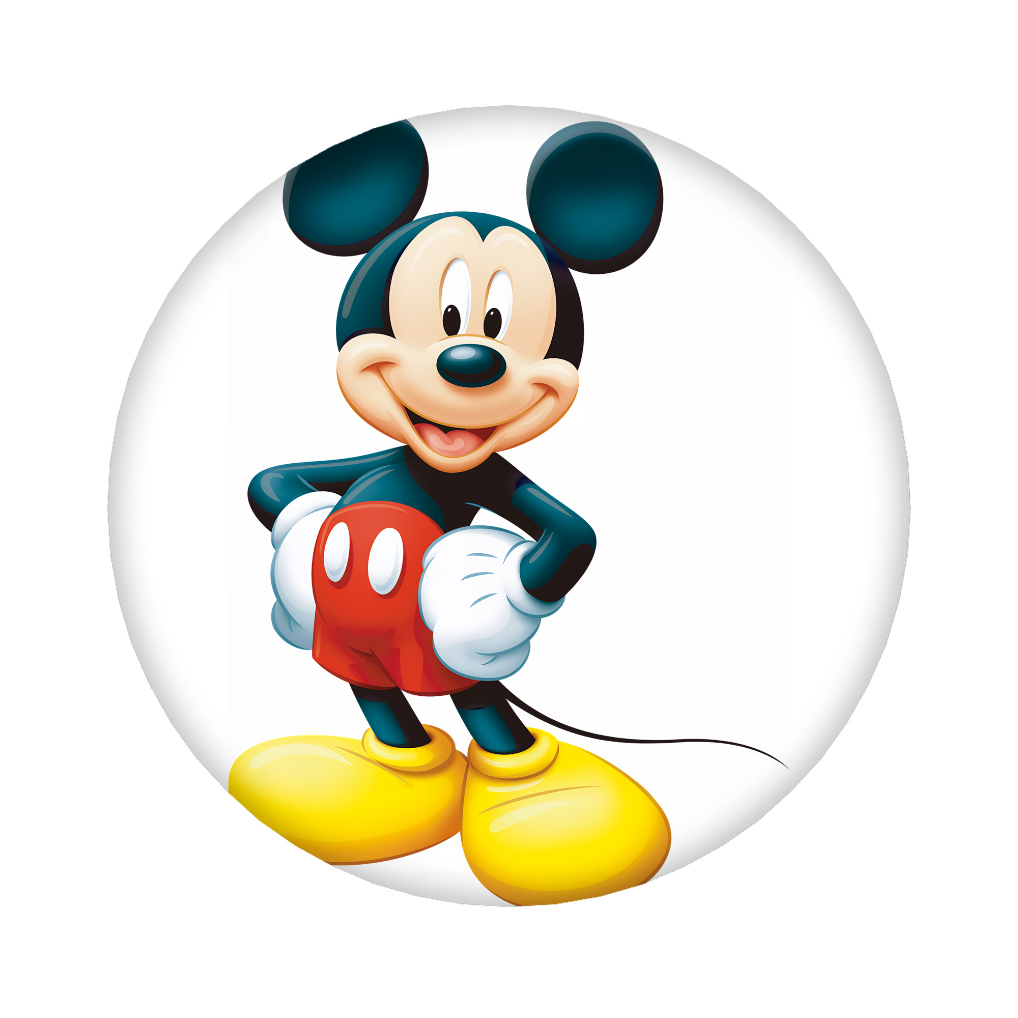 （画像用） ミッキーマウス Mickey Mouse 6cm 缶バッジ 複数セット
