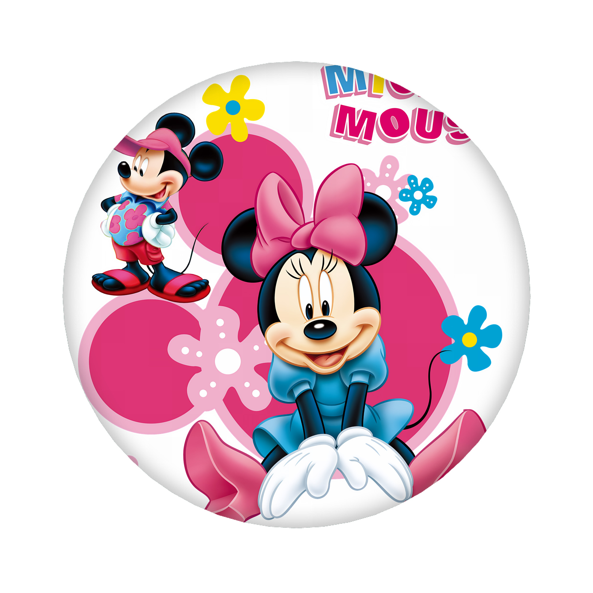 （画像用） ミッキーマウス Mickey Mouse 6cm 缶バッジ 複数セット