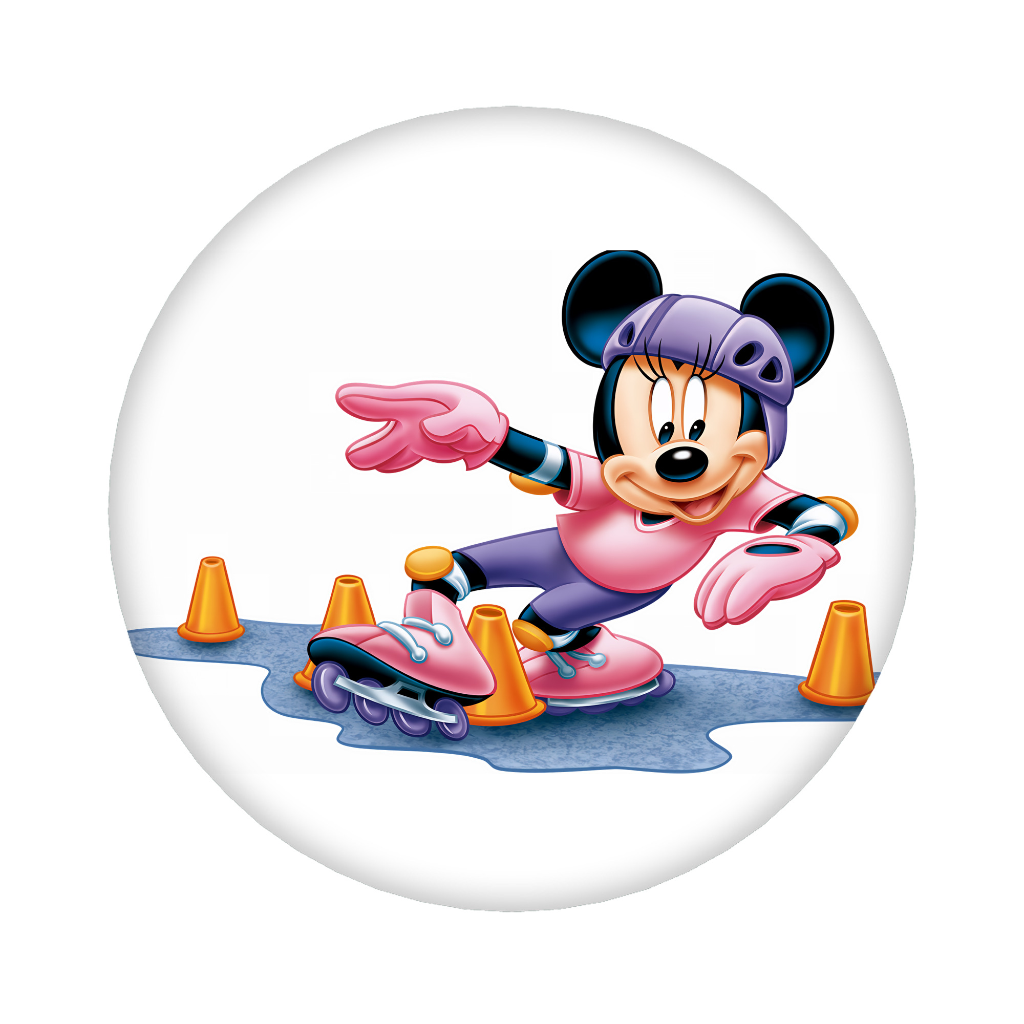 （画像用） ミッキーマウス Mickey Mouse 6cm 缶バッジ 複数セット