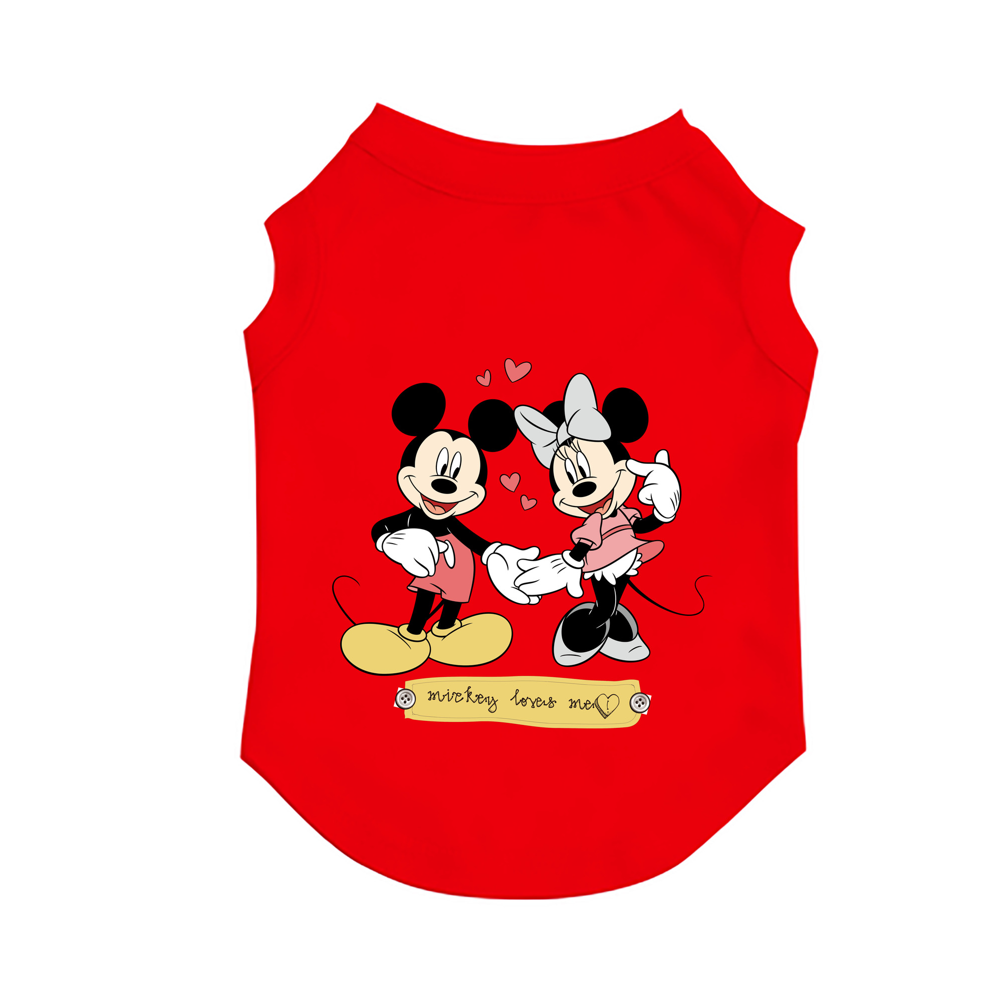 （画像用） ミッキーマウス Mickey Mouse ペット用ベスト