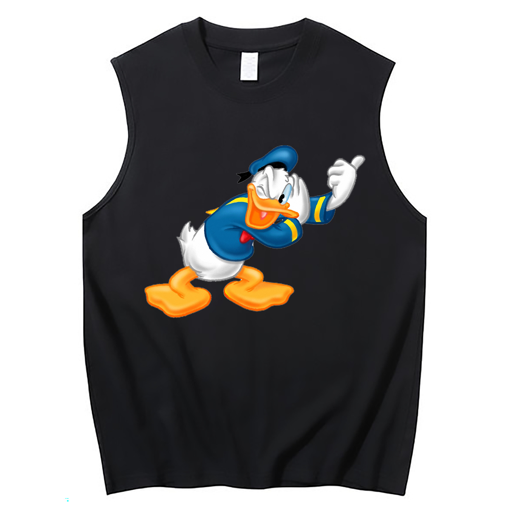 （画像用） ミッキーマウス Mickey Mouse コットン100％タンクトップ（フロントプリント）