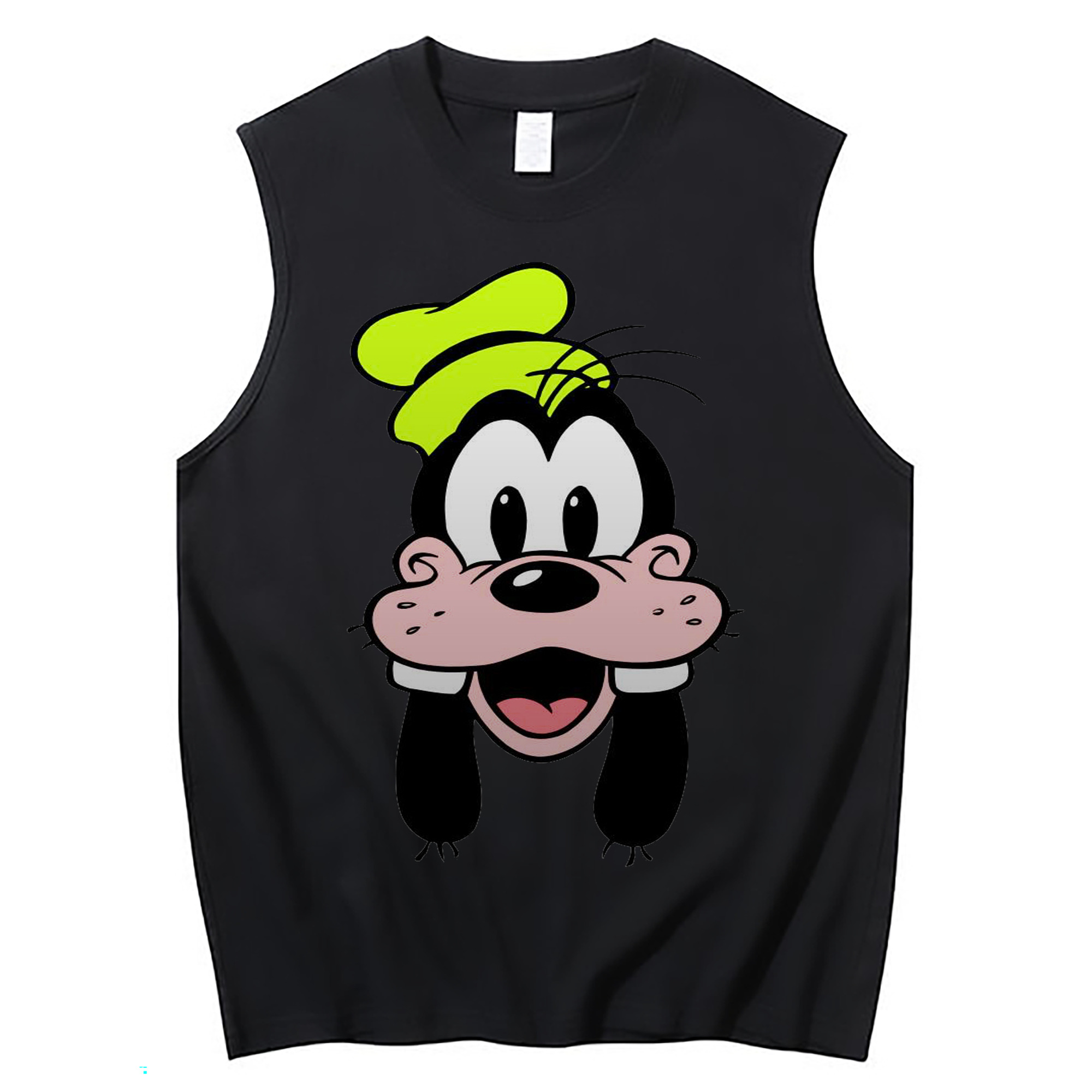 ミッキーマウス Mickey Mouse コットン100％タンクトップ（フロントプリント）