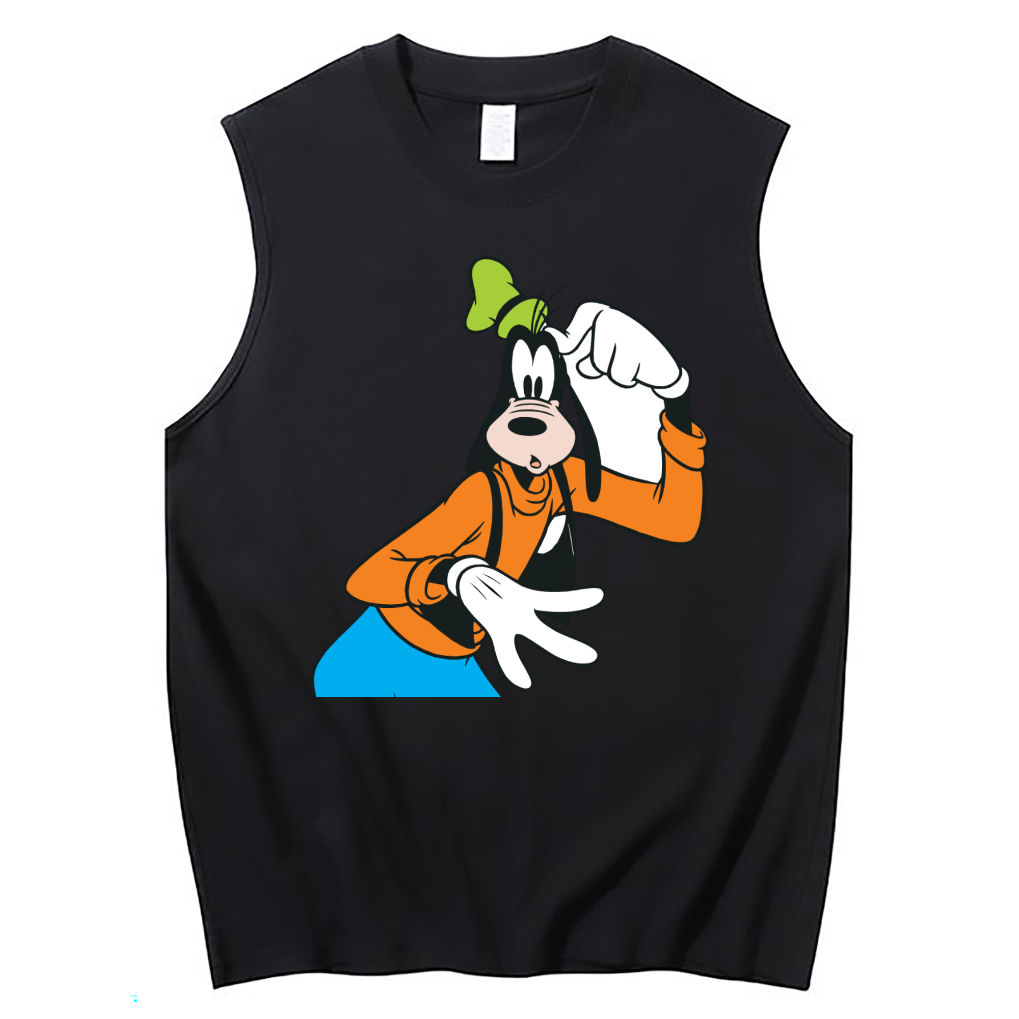 （画像用） ミッキーマウス Mickey Mouse コットン100％タンクトップ（フロントプリント）