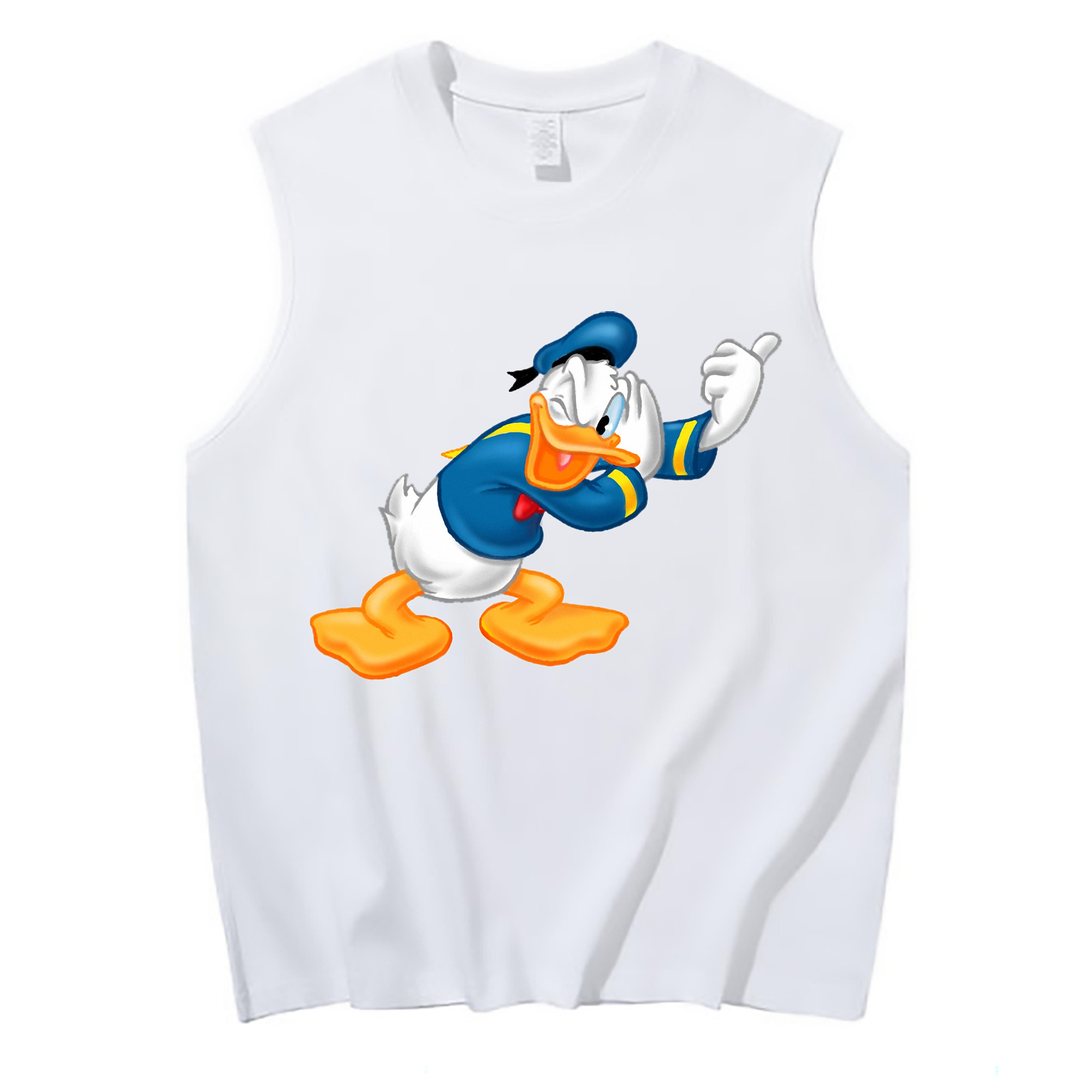 （画像用） ミッキーマウス Mickey Mouse コットン100％タンクトップ（フロントプリント）