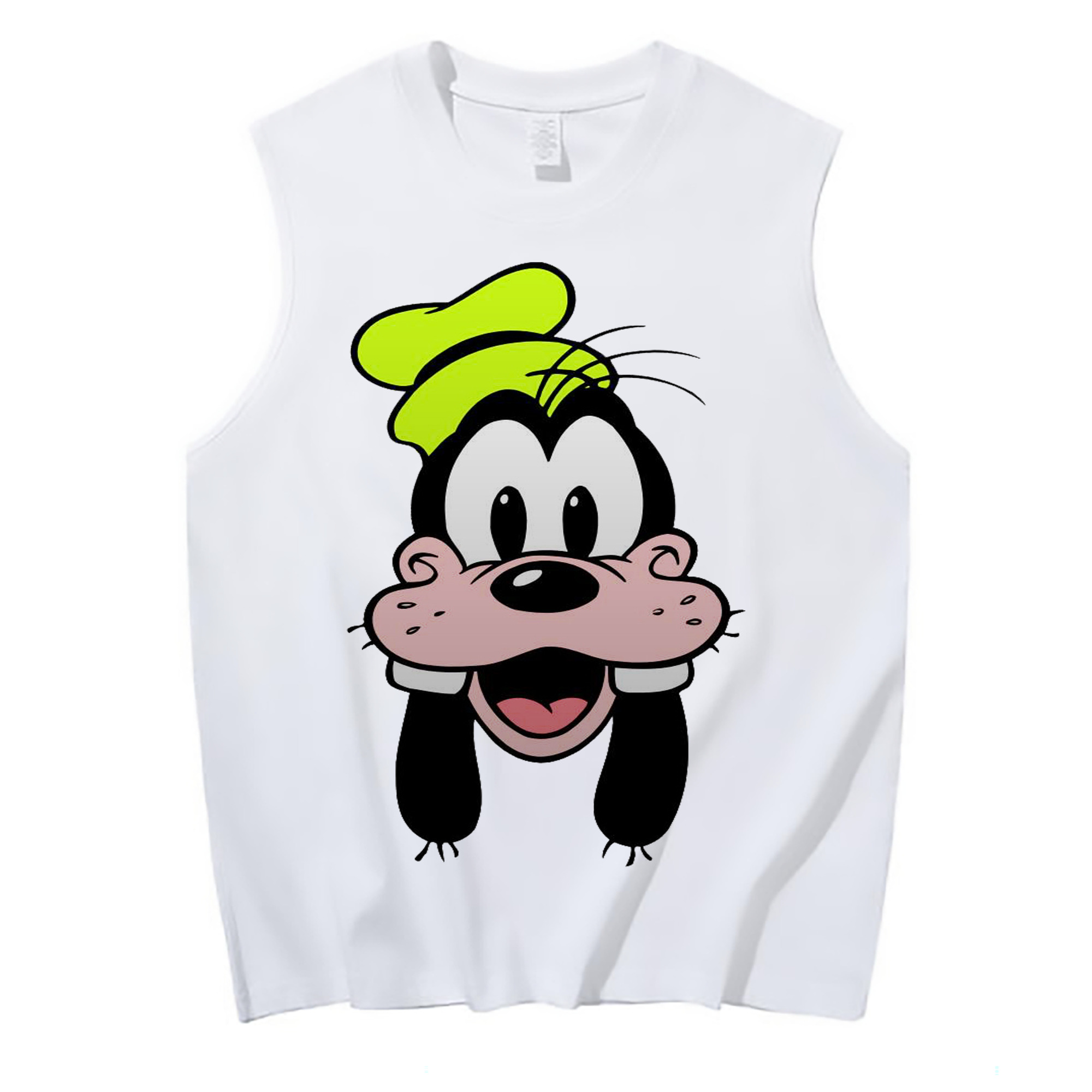 ミッキーマウス Mickey Mouse コットン100％タンクトップ（フロントプリント）