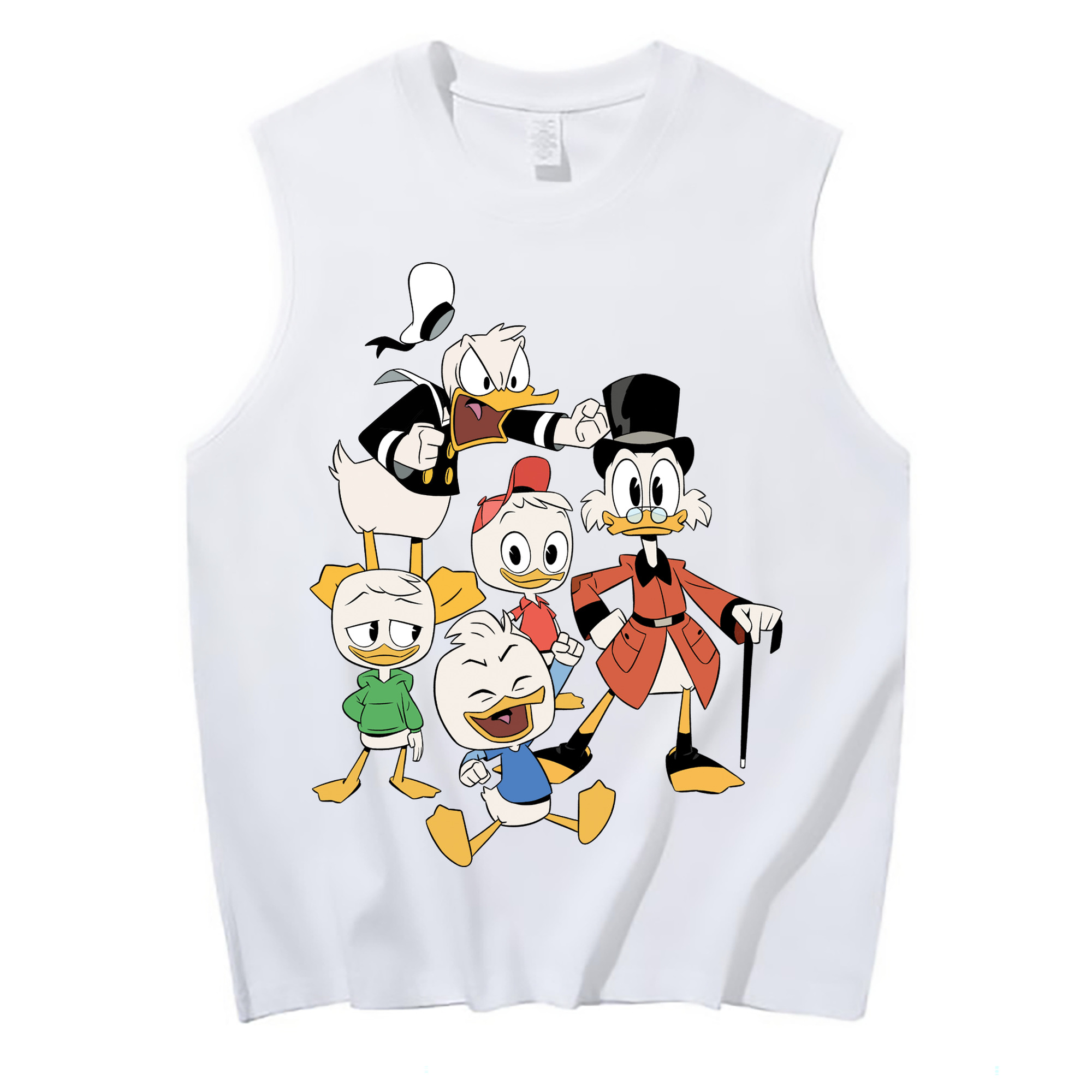 ミッキーマウス Mickey Mouse コットン100％タンクトップ（フロントプリント）