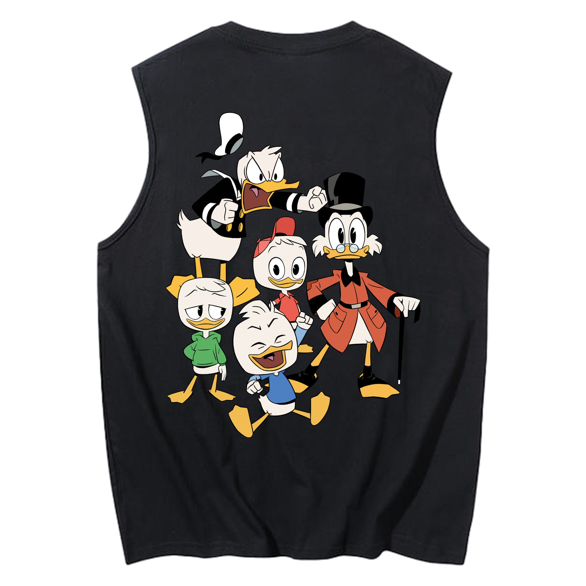 ミッキーマウス Mickey Mouse コットン100％タンクトップ（背面プリント）