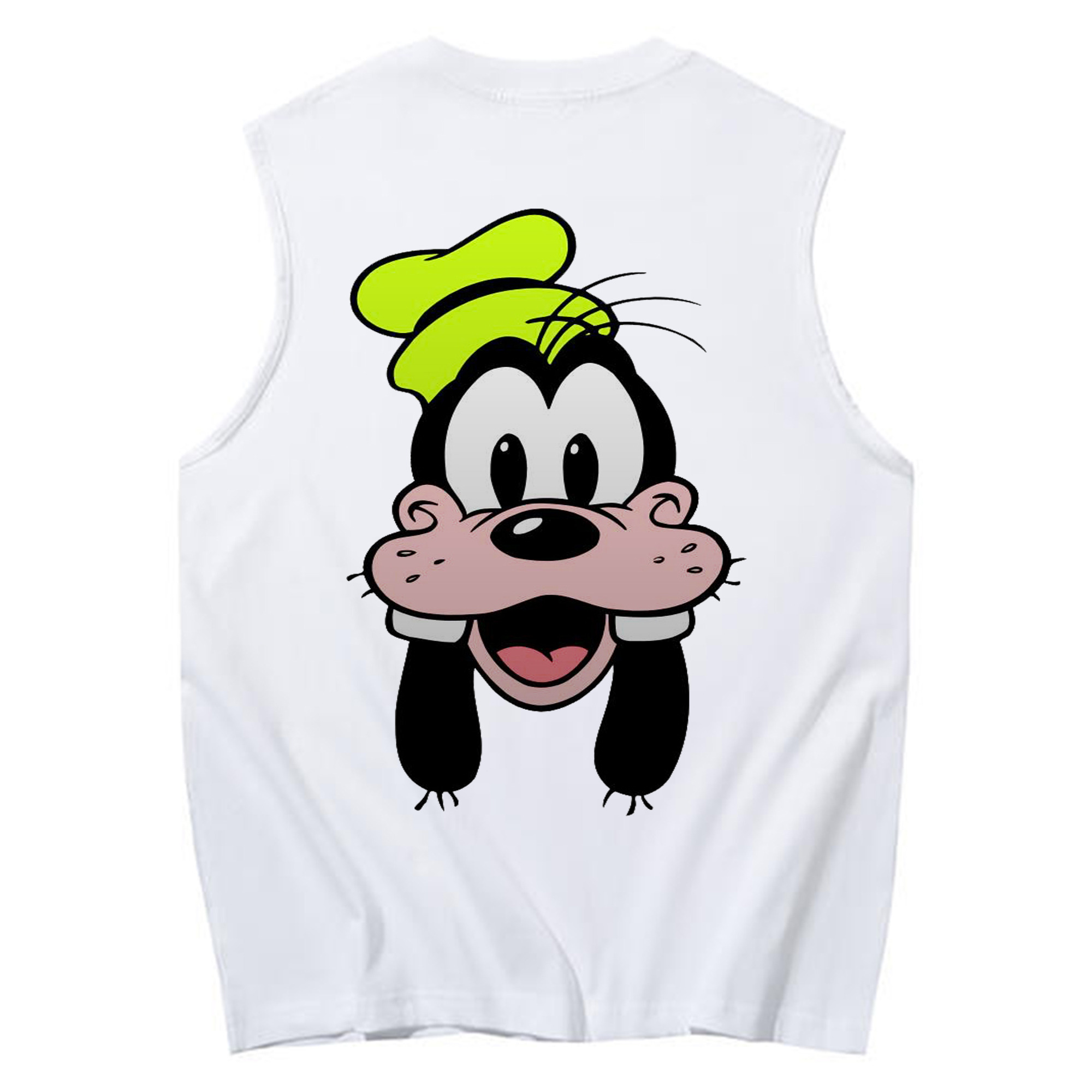 ミッキーマウス Mickey Mouse コットン100％タンクトップ（背面プリント）