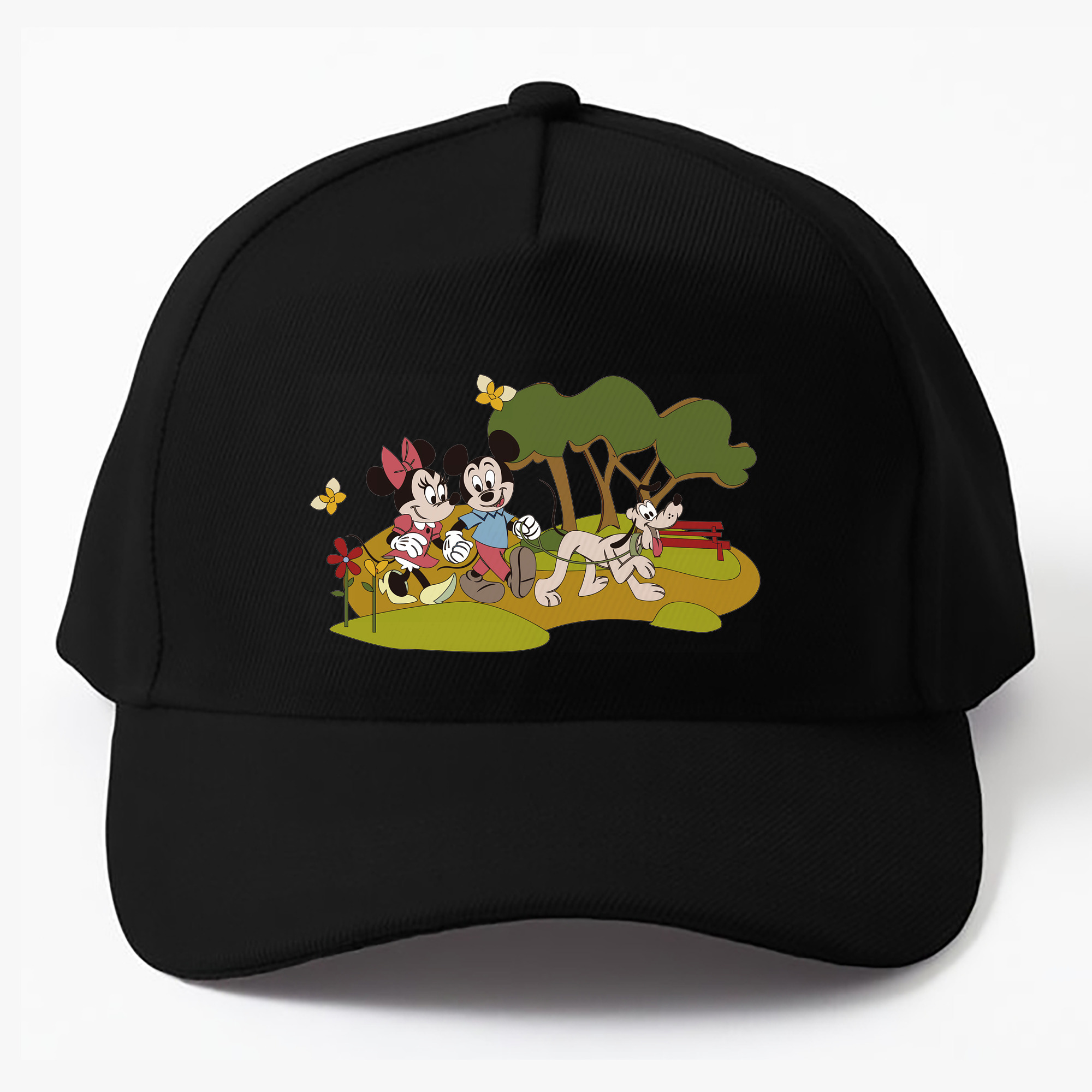 （画像用） ミッキーマウス Mickey Mouse ベースボールキャップ 綿100％ 男女兼用 帽子 スポーツ