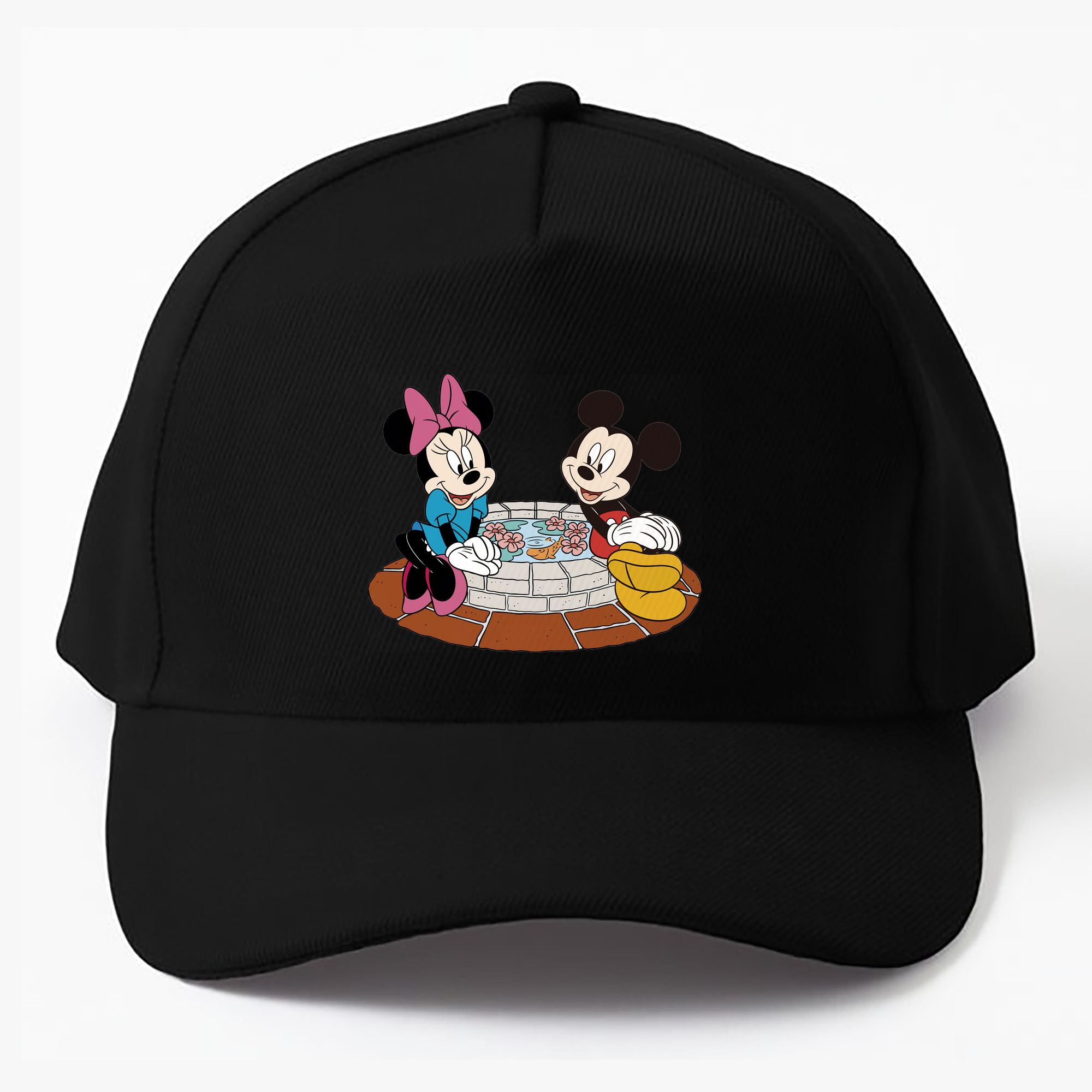（画像用） ミッキーマウス Mickey Mouse ベースボールキャップ 綿100％ 男女兼用 帽子 スポーツ