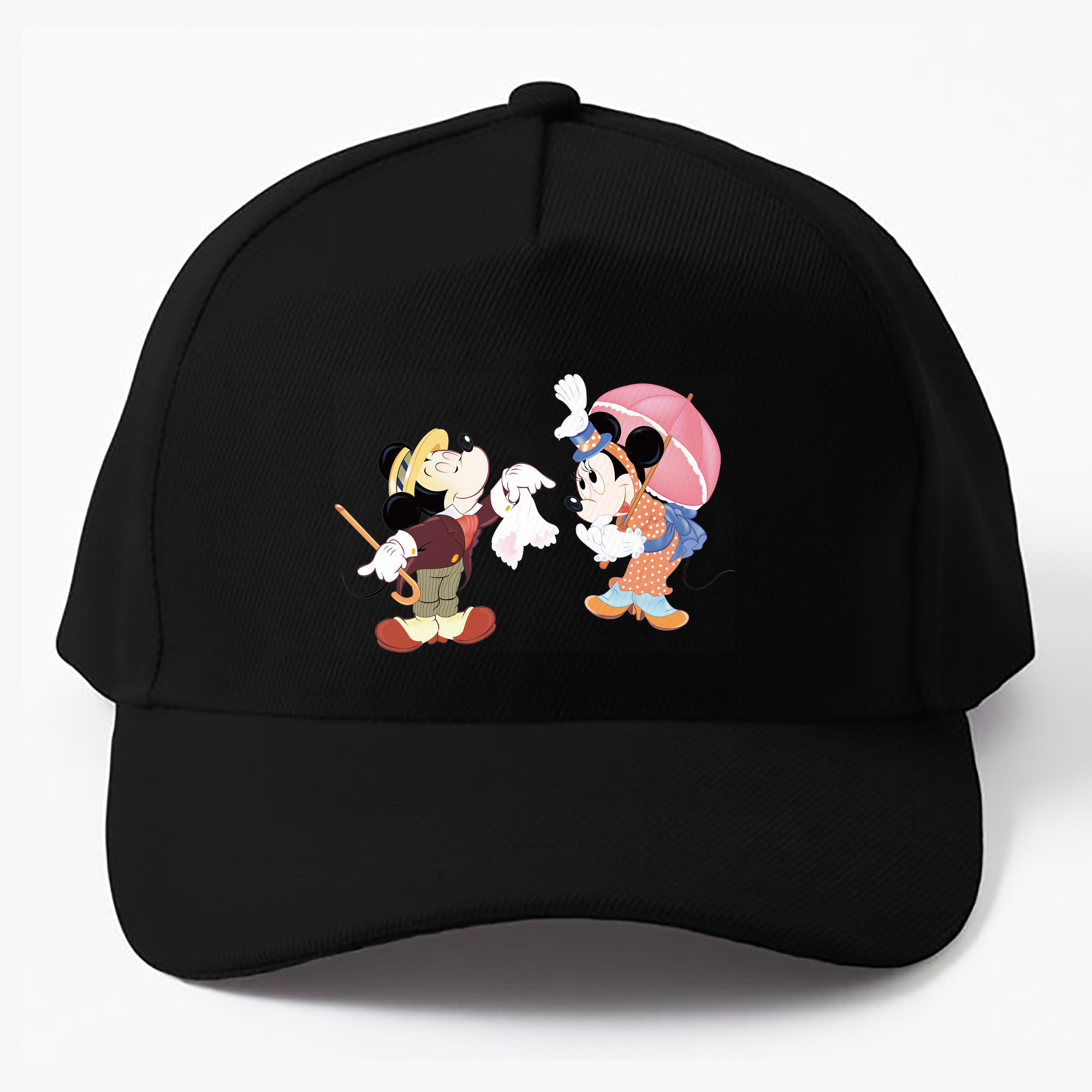 （画像用） ミッキーマウス Mickey Mouse ベースボールキャップ 綿100％ 男女兼用 帽子 スポーツ