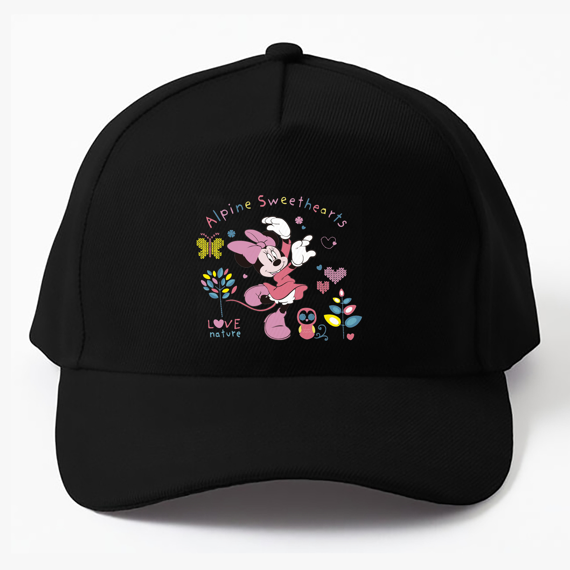 （画像用） ミッキーマウス Mickey Mouse ベースボールキャップ 綿100％ 男女兼用 帽子 スポーツ