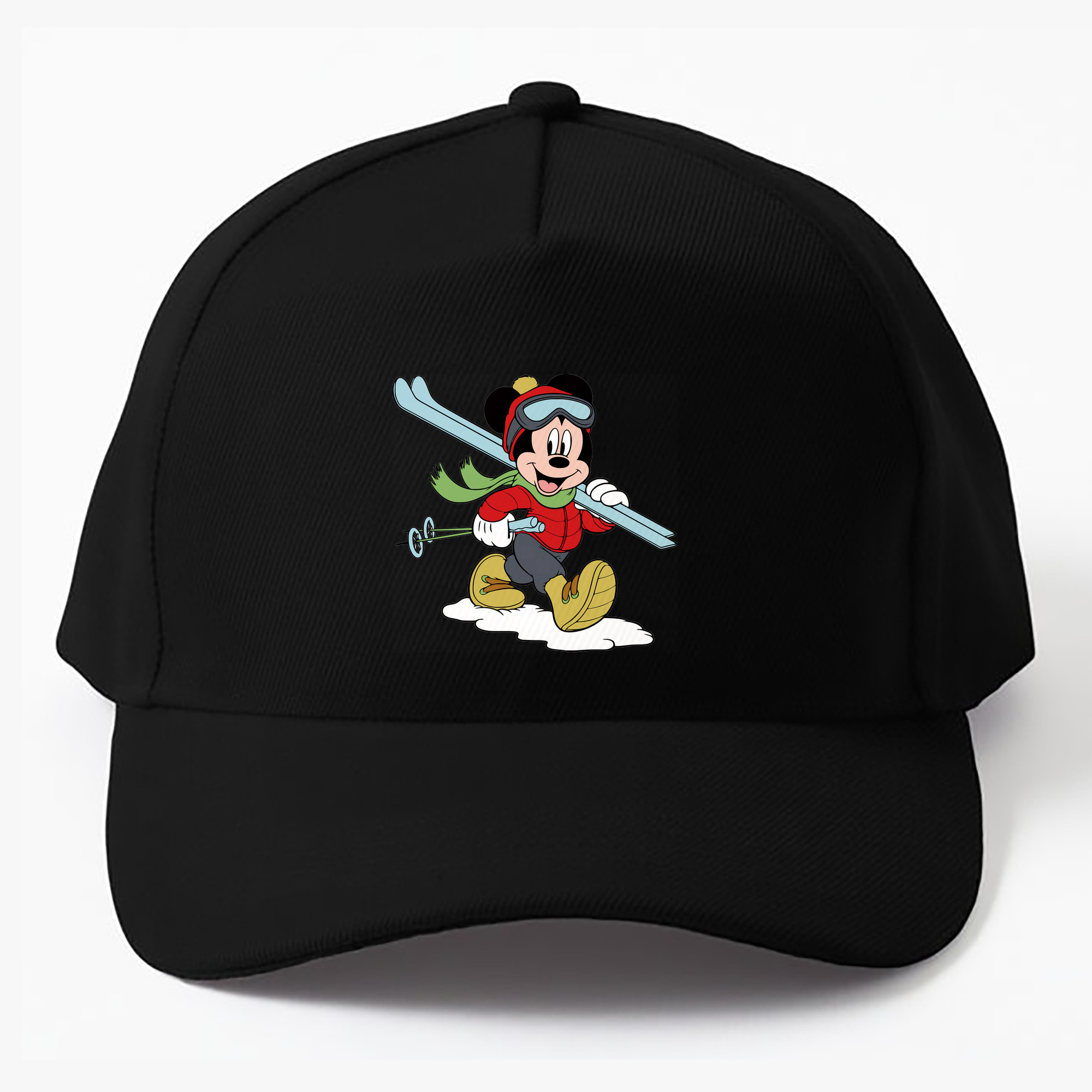 （画像用） ミッキーマウス Mickey Mouse ベースボールキャップ 綿100％ 男女兼用 帽子 スポーツ