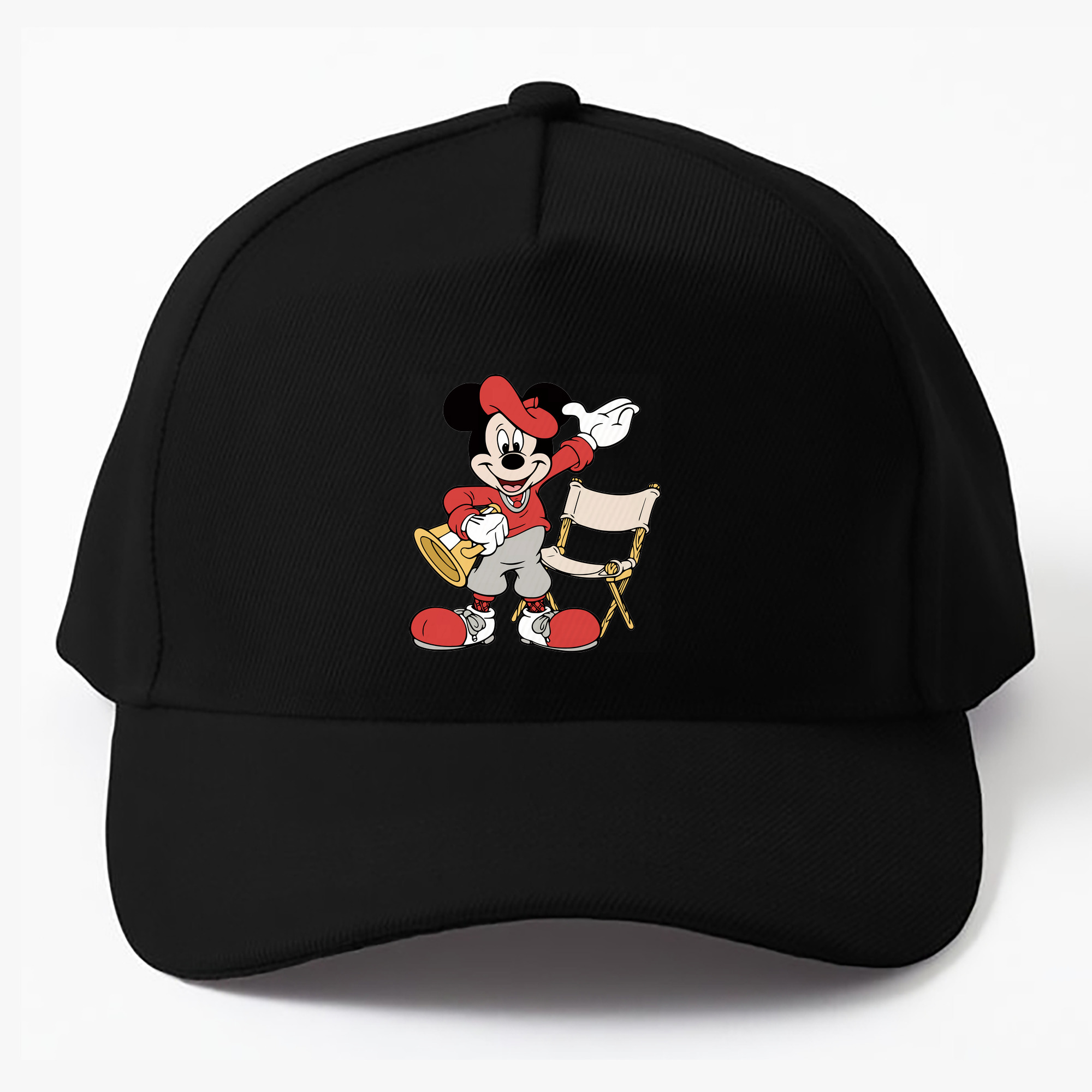 （画像用） ミッキーマウス Mickey Mouse ベースボールキャップ 綿100％ 男女兼用 帽子 スポーツ