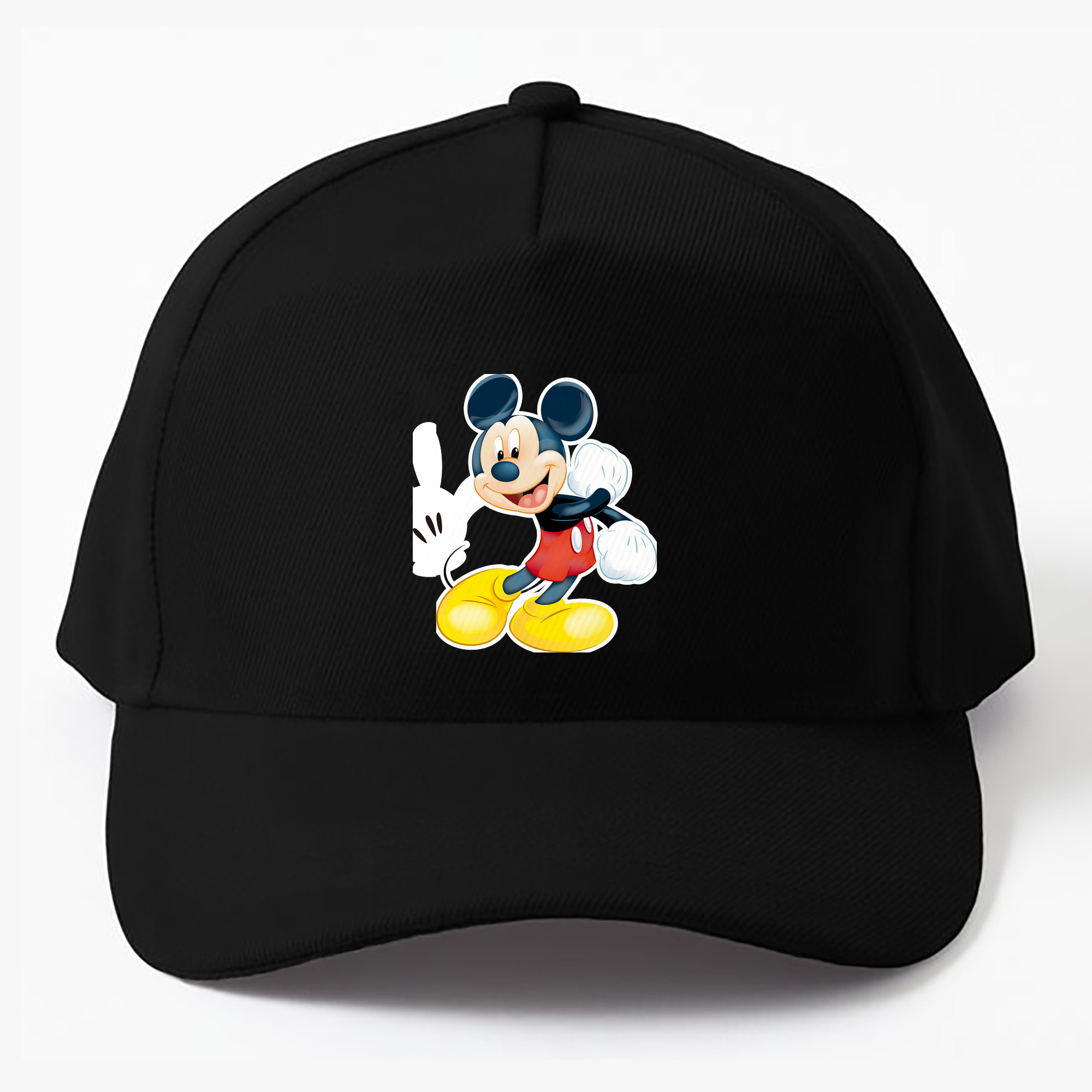 （画像用） ミッキーマウス Mickey Mouse ベースボールキャップ 綿100％ 男女兼用 帽子 スポーツ