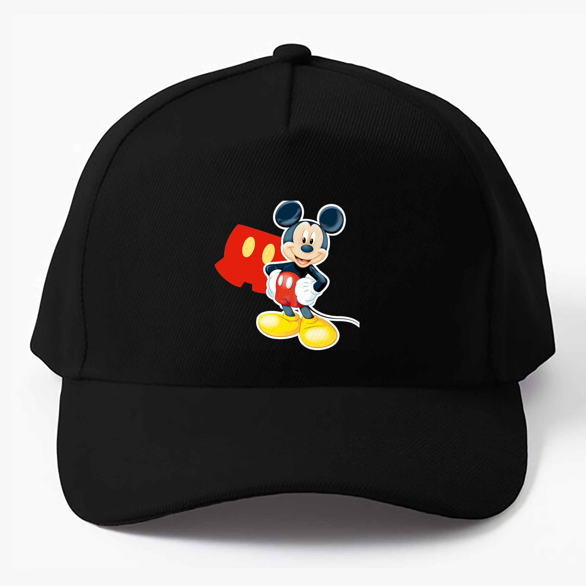 （画像用） ミッキーマウス Mickey Mouse ベースボールキャップ 綿100％ 男女兼用 帽子 スポーツ