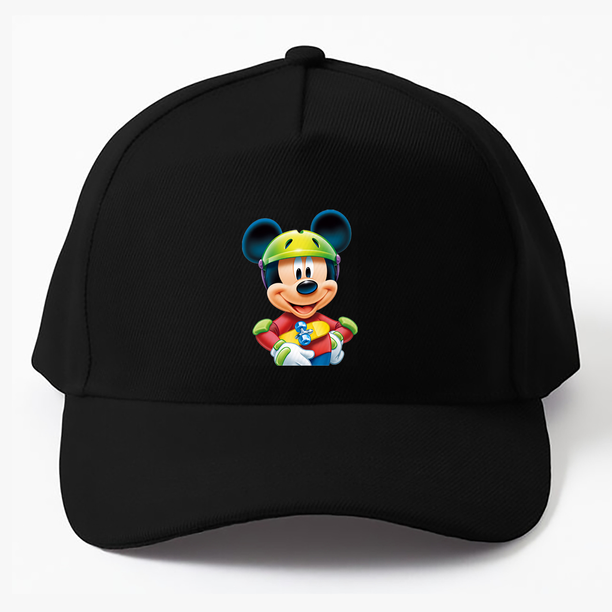 （画像用） ミッキーマウス Mickey Mouse ベースボールキャップ 綿100％ 男女兼用 帽子 スポーツ