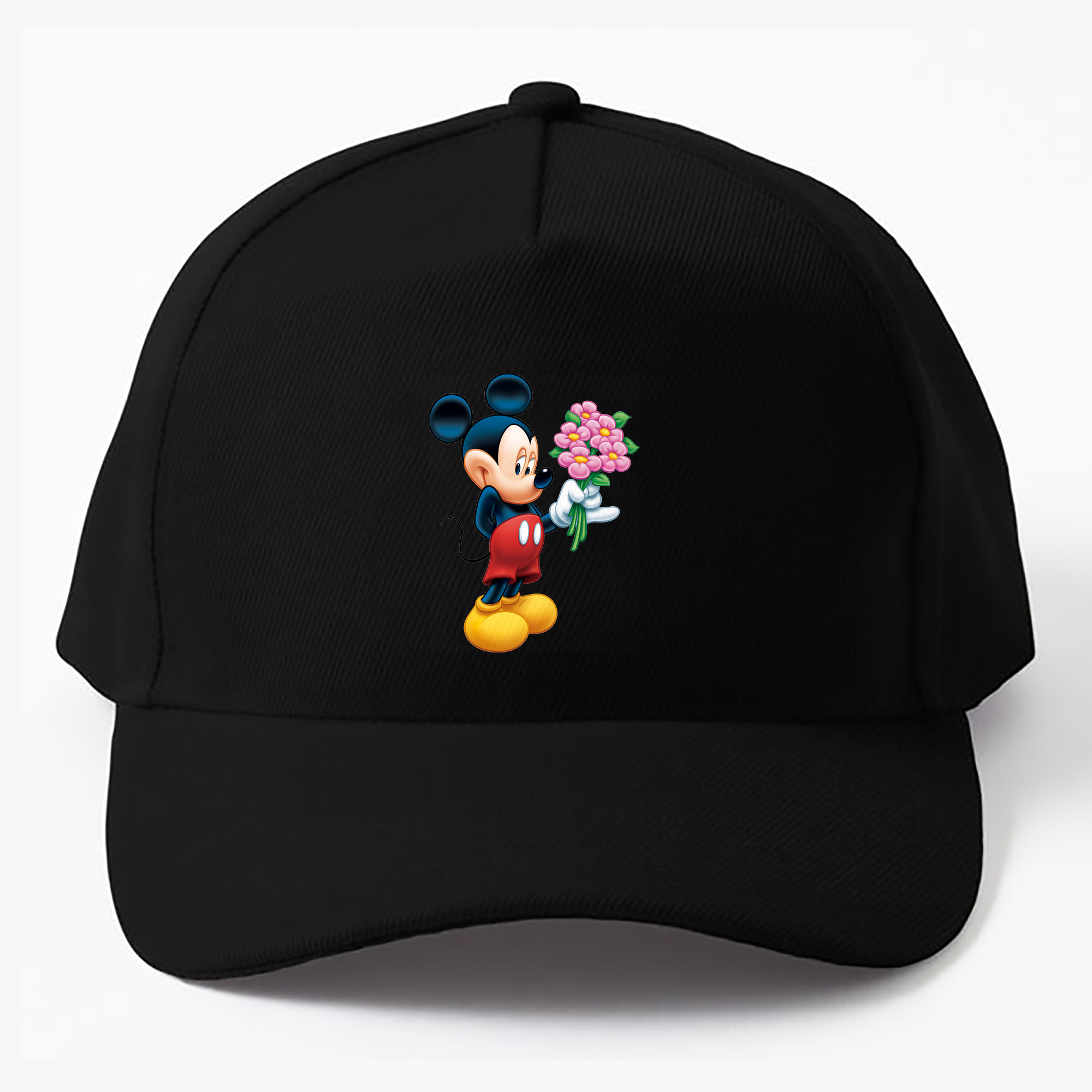 （画像用） ミッキーマウス Mickey Mouse ベースボールキャップ 綿100％ 男女兼用 帽子 スポーツ