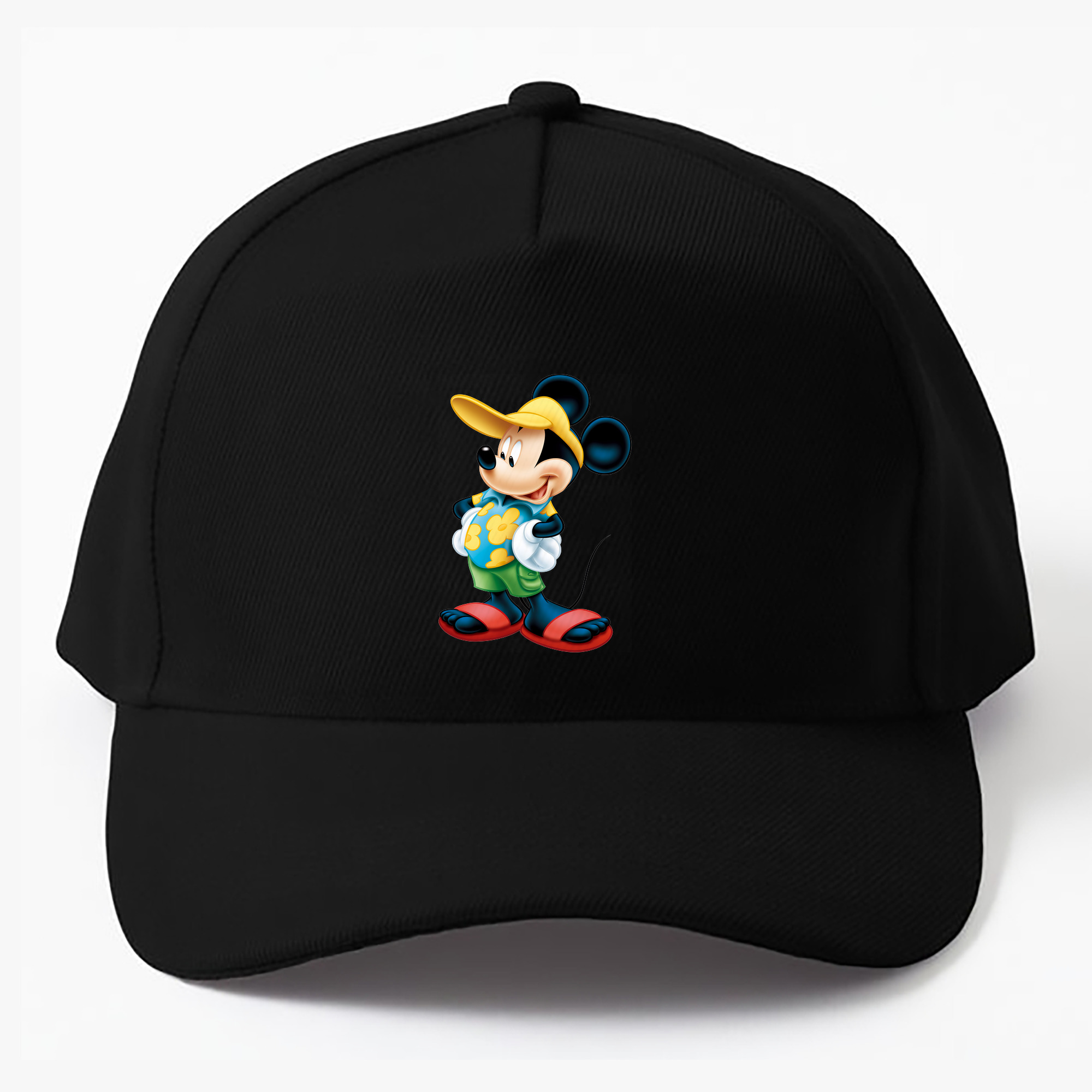 （画像用） ミッキーマウス Mickey Mouse ベースボールキャップ 綿100％ 男女兼用 帽子 スポーツ