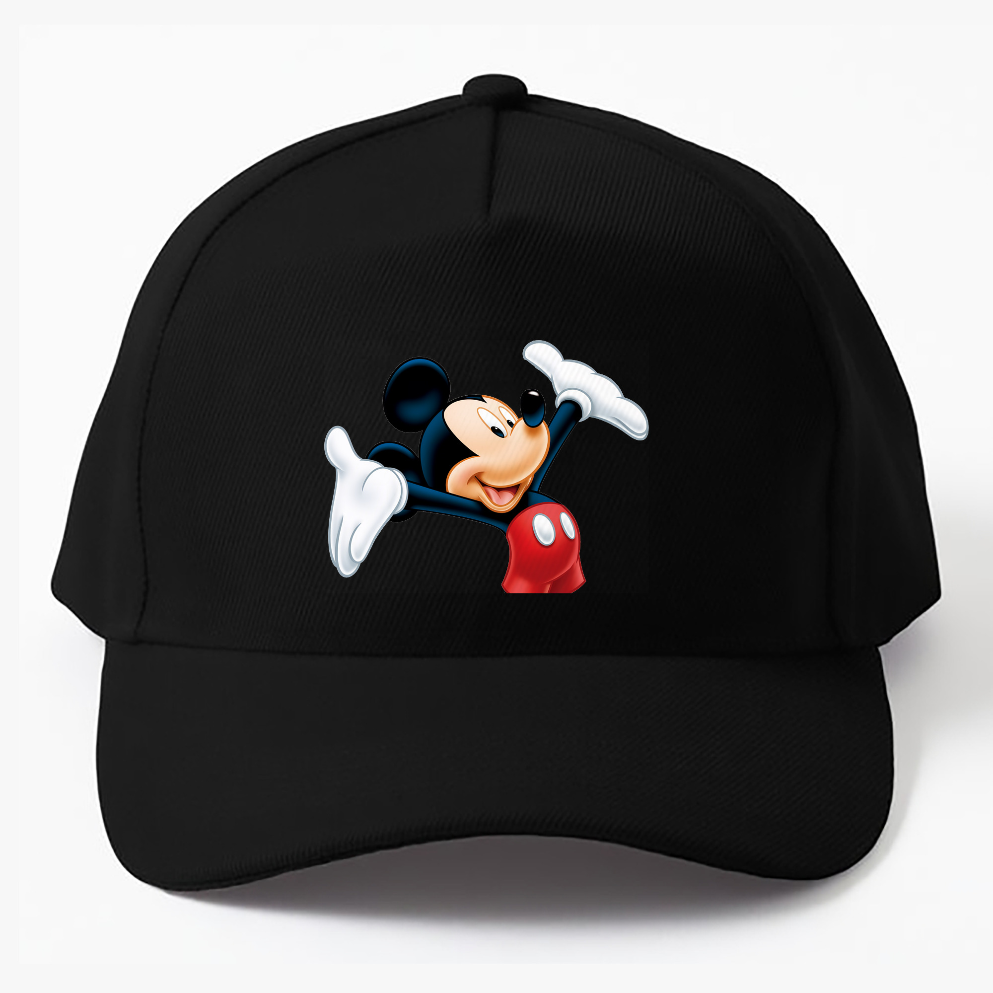（画像用） ミッキーマウス Mickey Mouse ベースボールキャップ 綿100％ 男女兼用 帽子 スポーツ