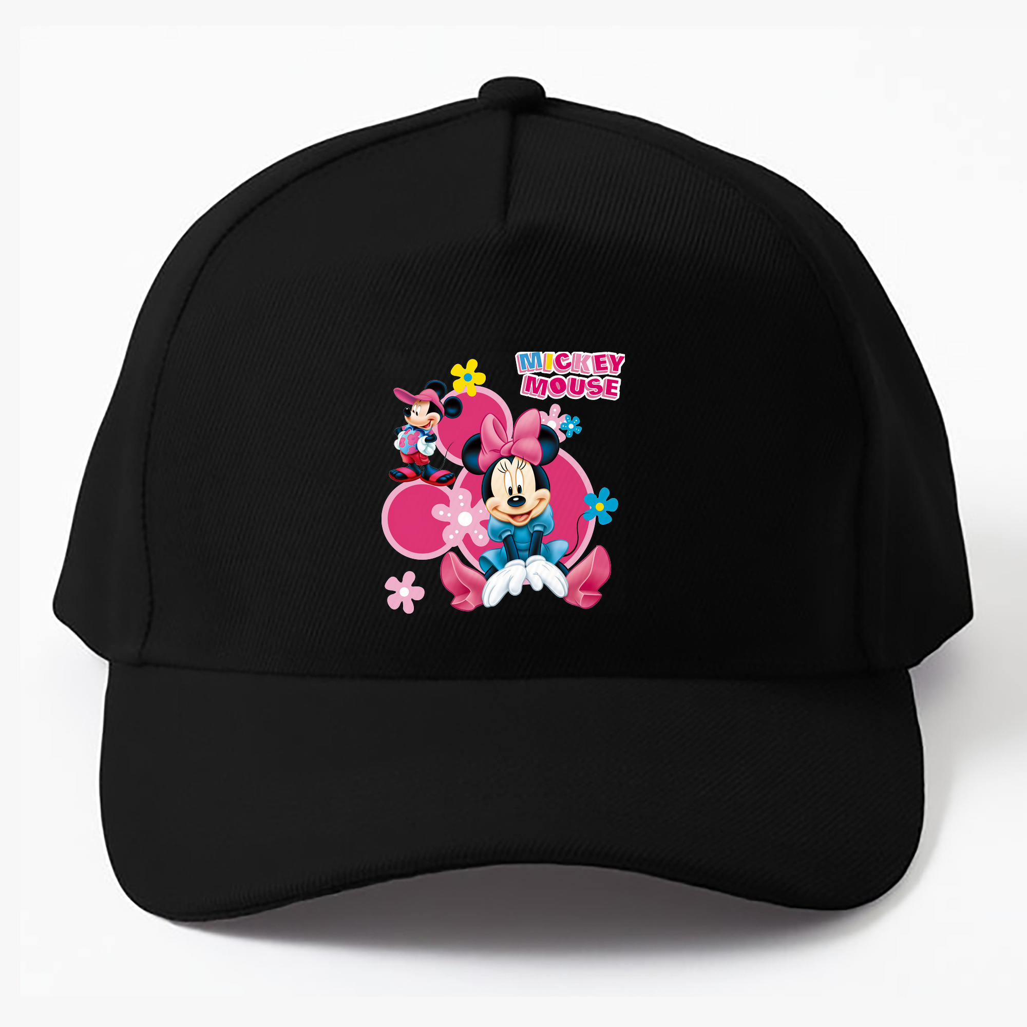 （画像用） ミッキーマウス Mickey Mouse ベースボールキャップ 綿100％ 男女兼用 帽子 スポーツ