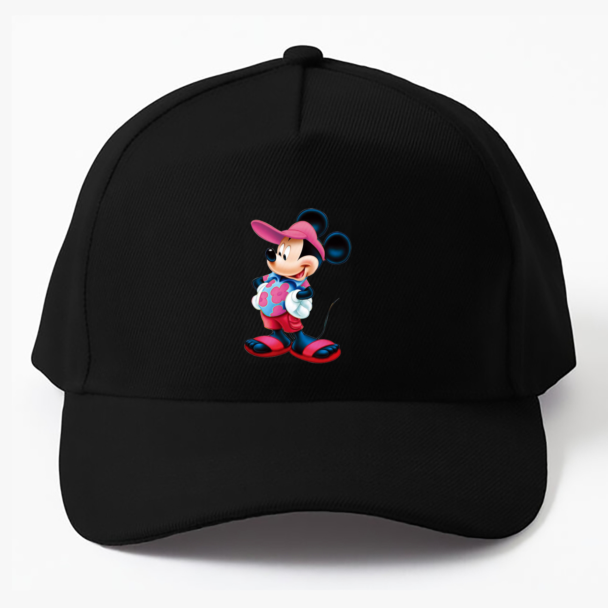 （画像用） ミッキーマウス Mickey Mouse ベースボールキャップ 綿100％ 男女兼用 帽子 スポーツ