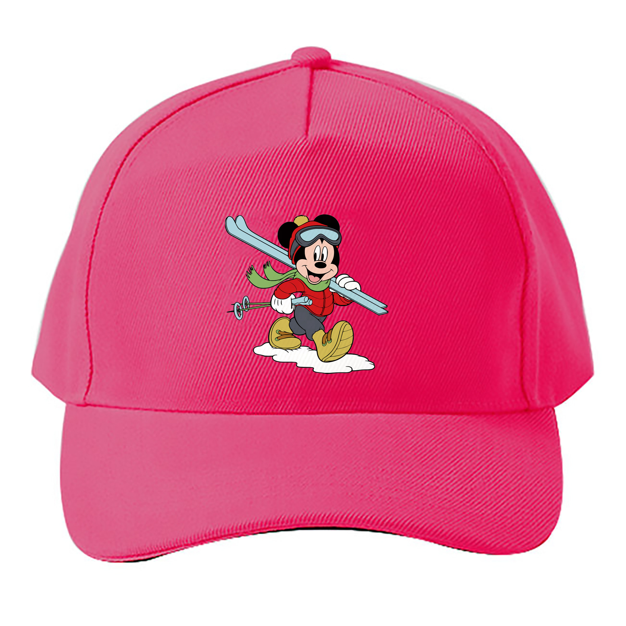 （画像用） ミッキーマウス Mickey Mouse ベースボールキャップ 綿100％ 男女兼用 帽子 スポーツ
