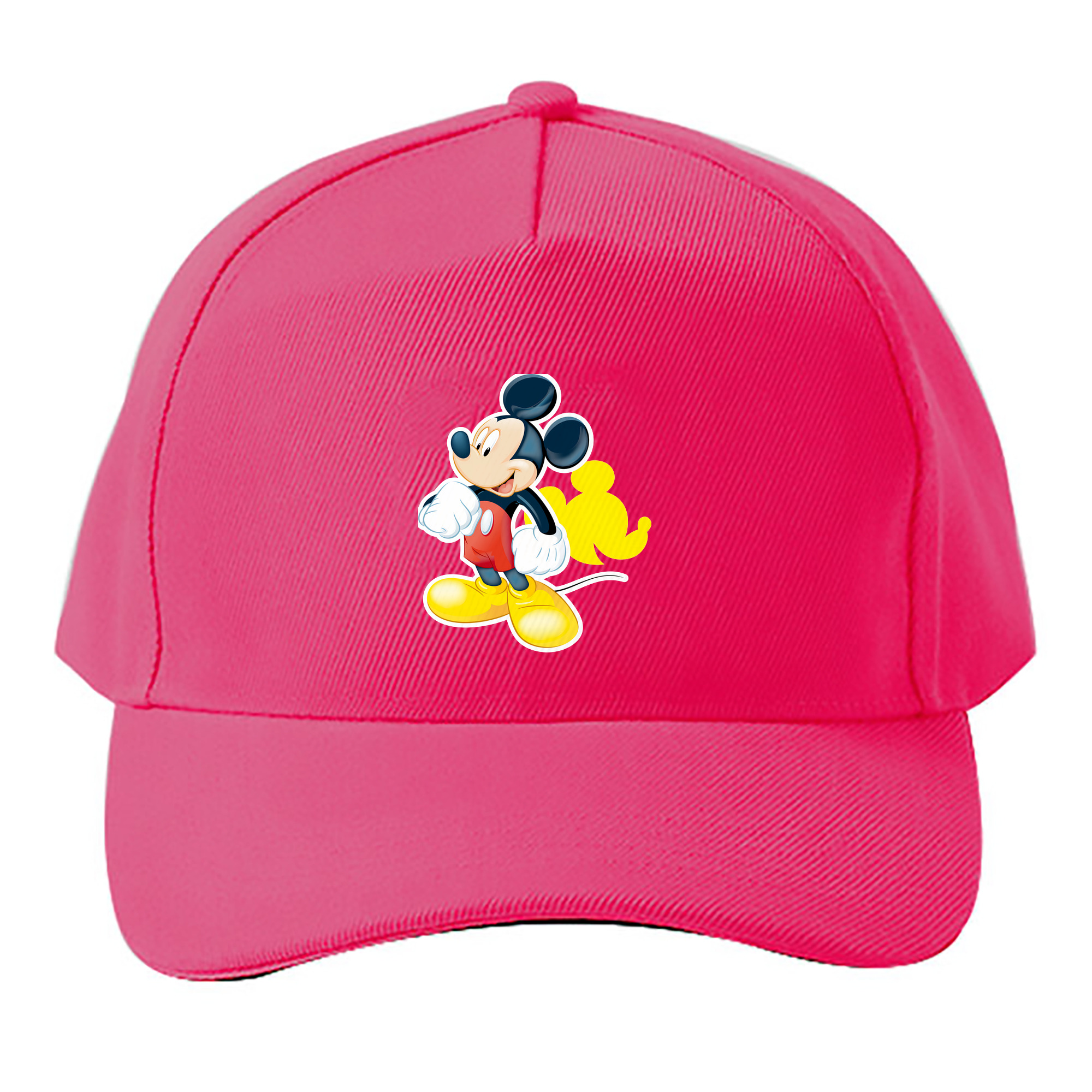 （画像用） ミッキーマウス Mickey Mouse ベースボールキャップ 綿100％ 男女兼用 帽子 スポーツ