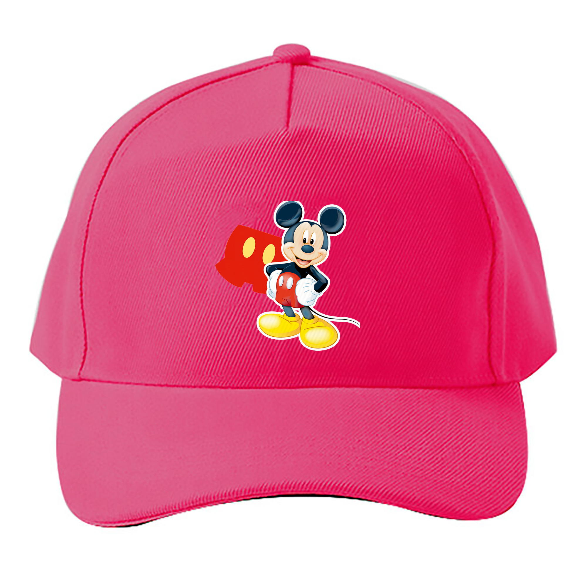 （画像用） ミッキーマウス Mickey Mouse ベースボールキャップ 綿100％ 男女兼用 帽子 スポーツ