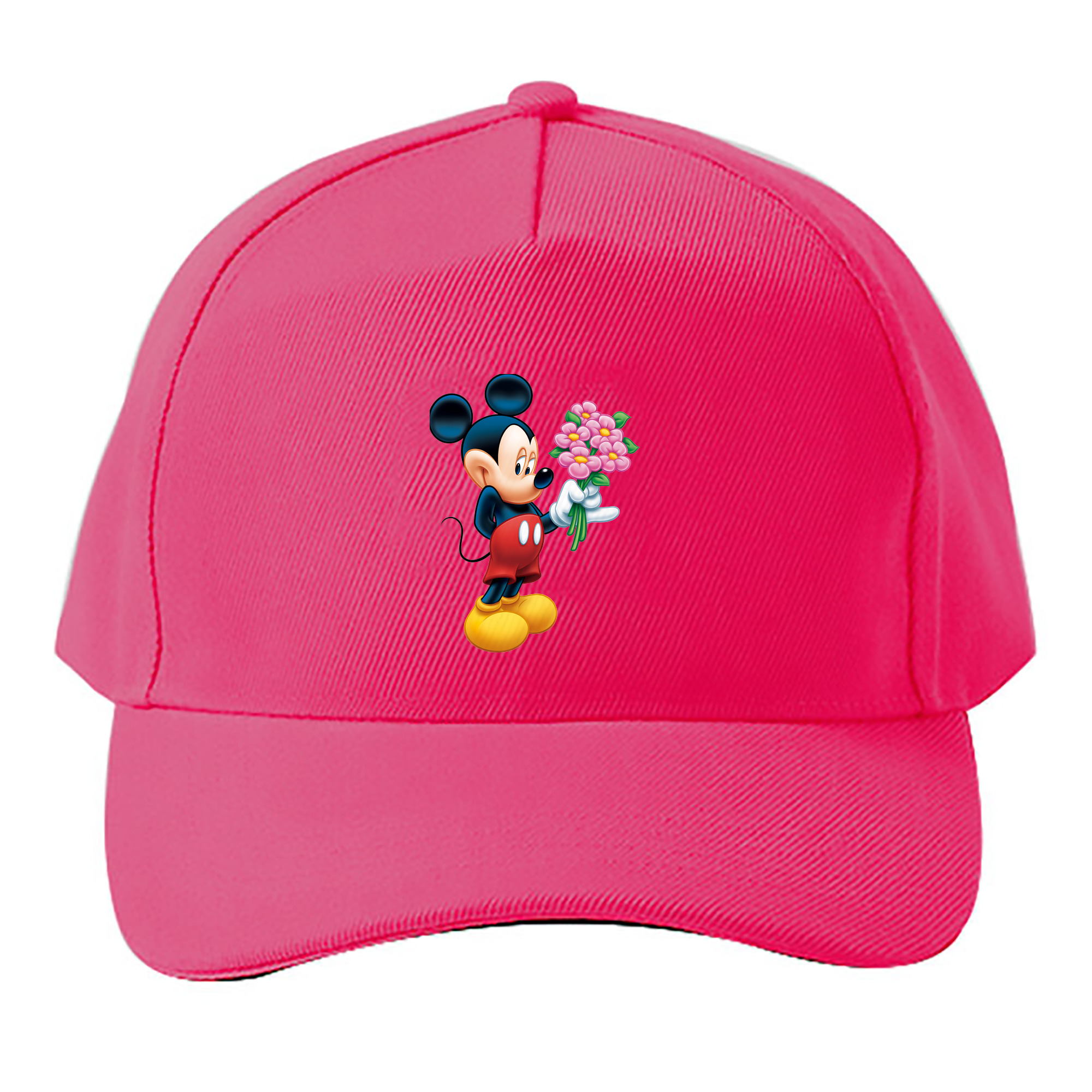 （画像用） ミッキーマウス Mickey Mouse ベースボールキャップ 綿100％ 男女兼用 帽子 スポーツ