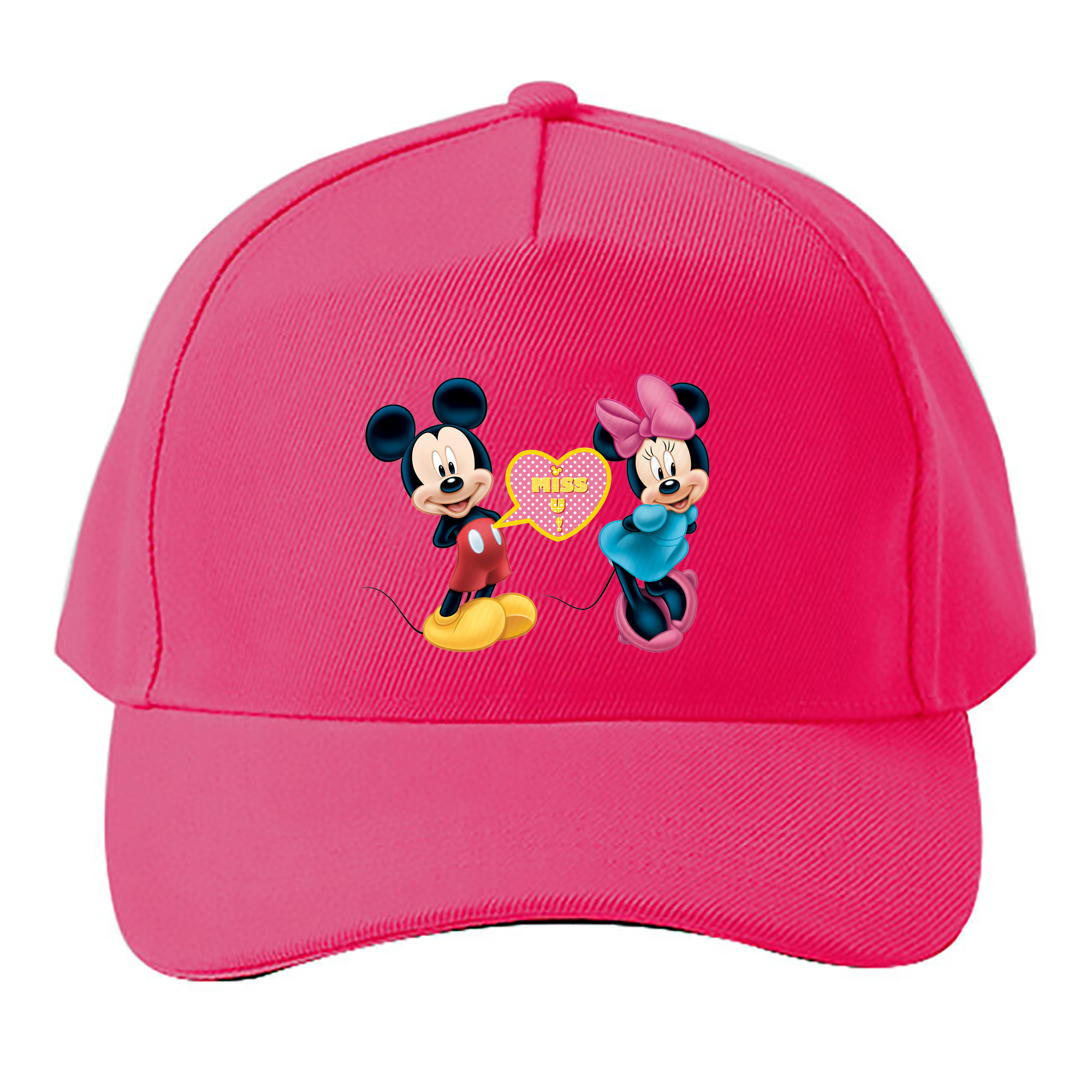 （画像用） ミッキーマウス Mickey Mouse ベースボールキャップ 綿100％ 男女兼用 帽子 スポーツ