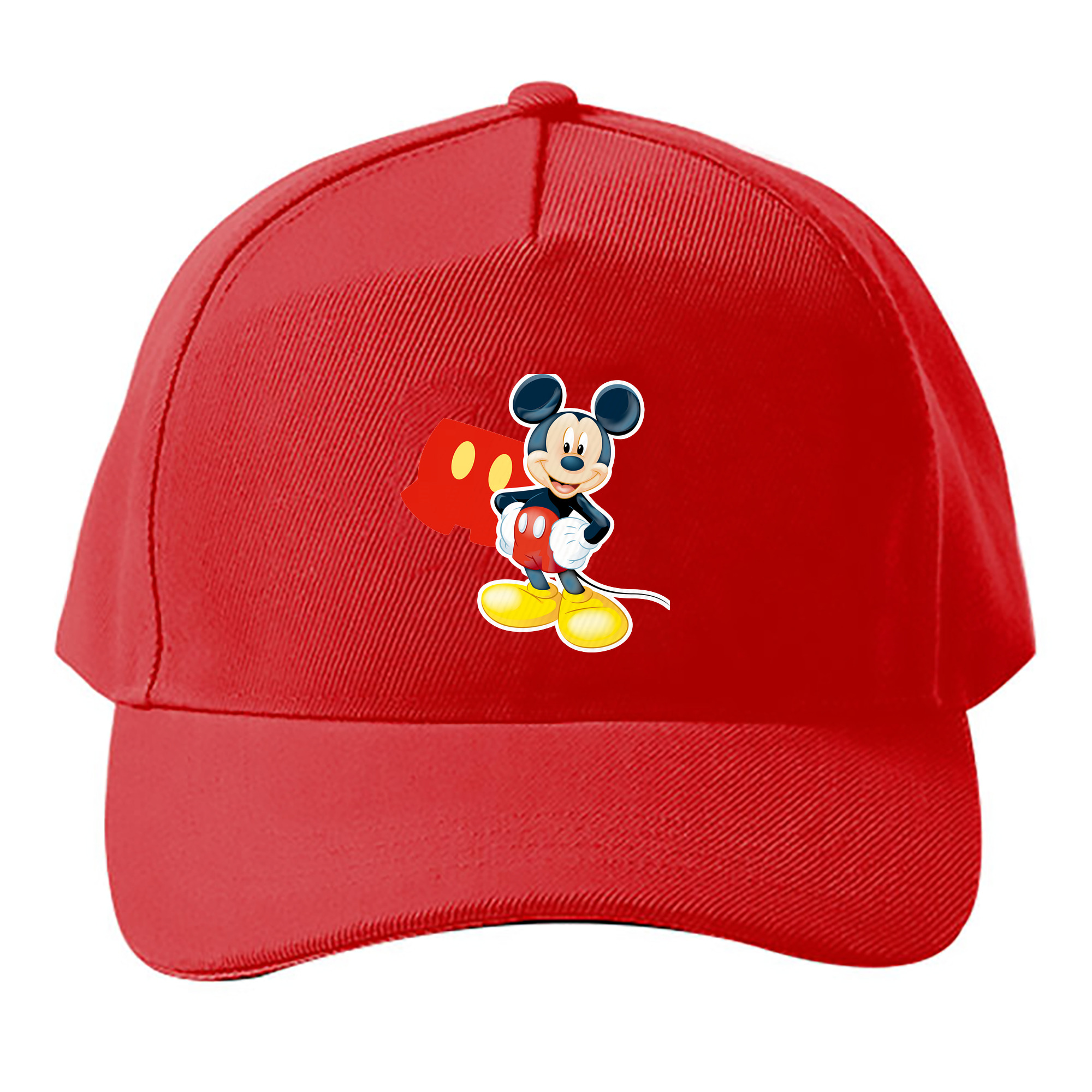 （画像用） ミッキーマウス Mickey Mouse ベースボールキャップ 綿100％ 男女兼用 帽子 スポーツ