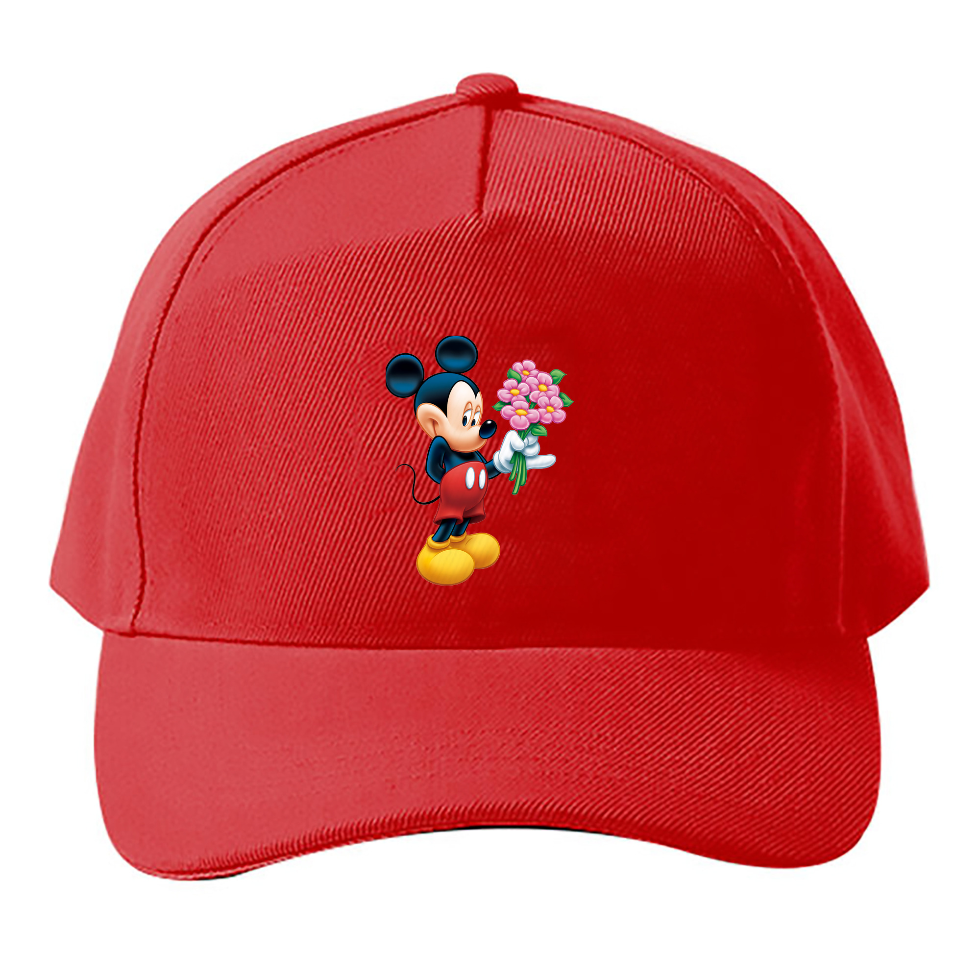 （画像用） ミッキーマウス Mickey Mouse ベースボールキャップ 綿100％ 男女兼用 帽子 スポーツ